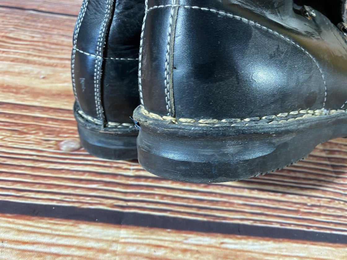 GARMISCH Vintage Cross Country Ski Boots Kandahar Cable Bindings EU42 US9 KL50