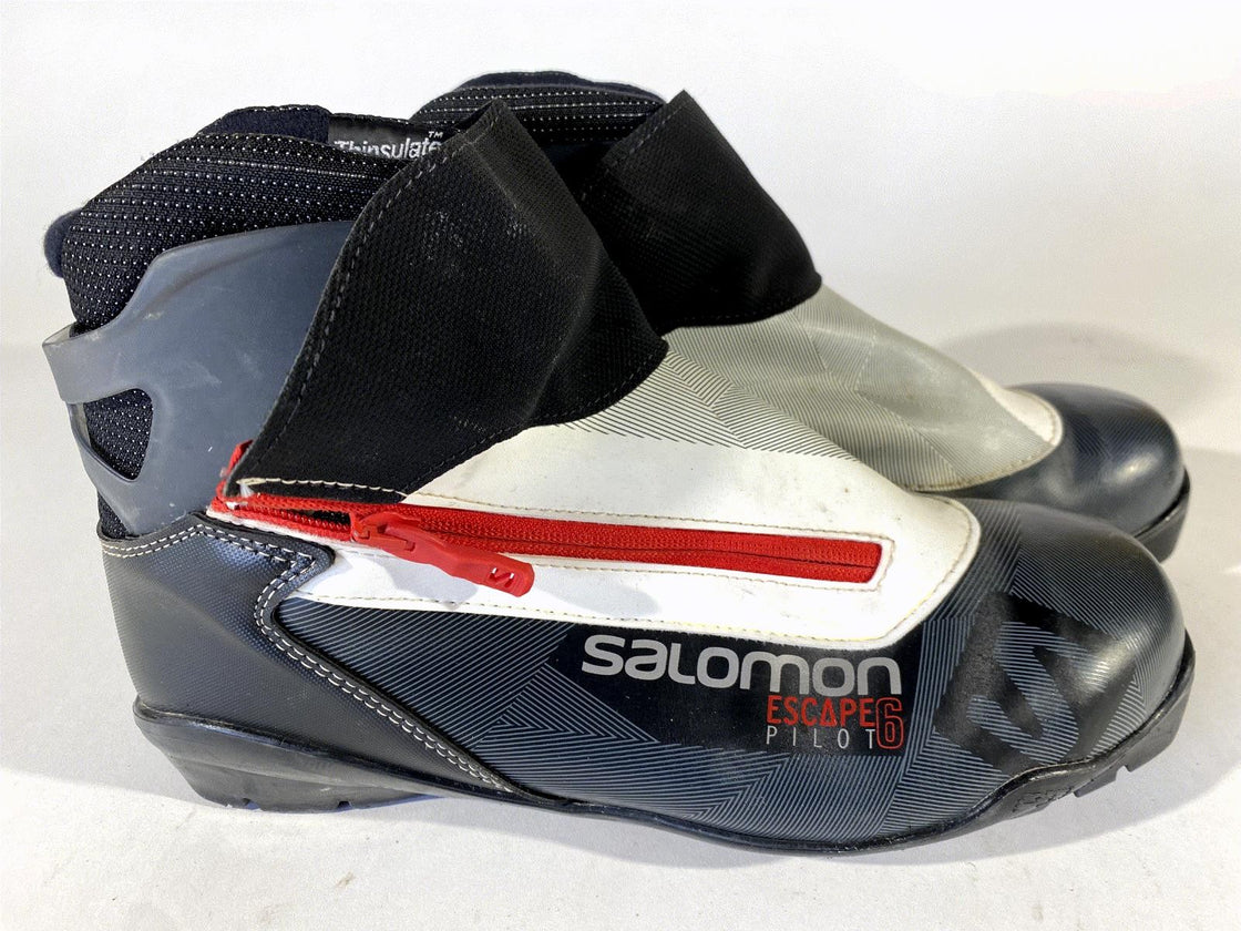 SALOMON Escape Nordic Cross Country Ski Boots Size EU43 1/3 US9.5 SNS Pilot 2181