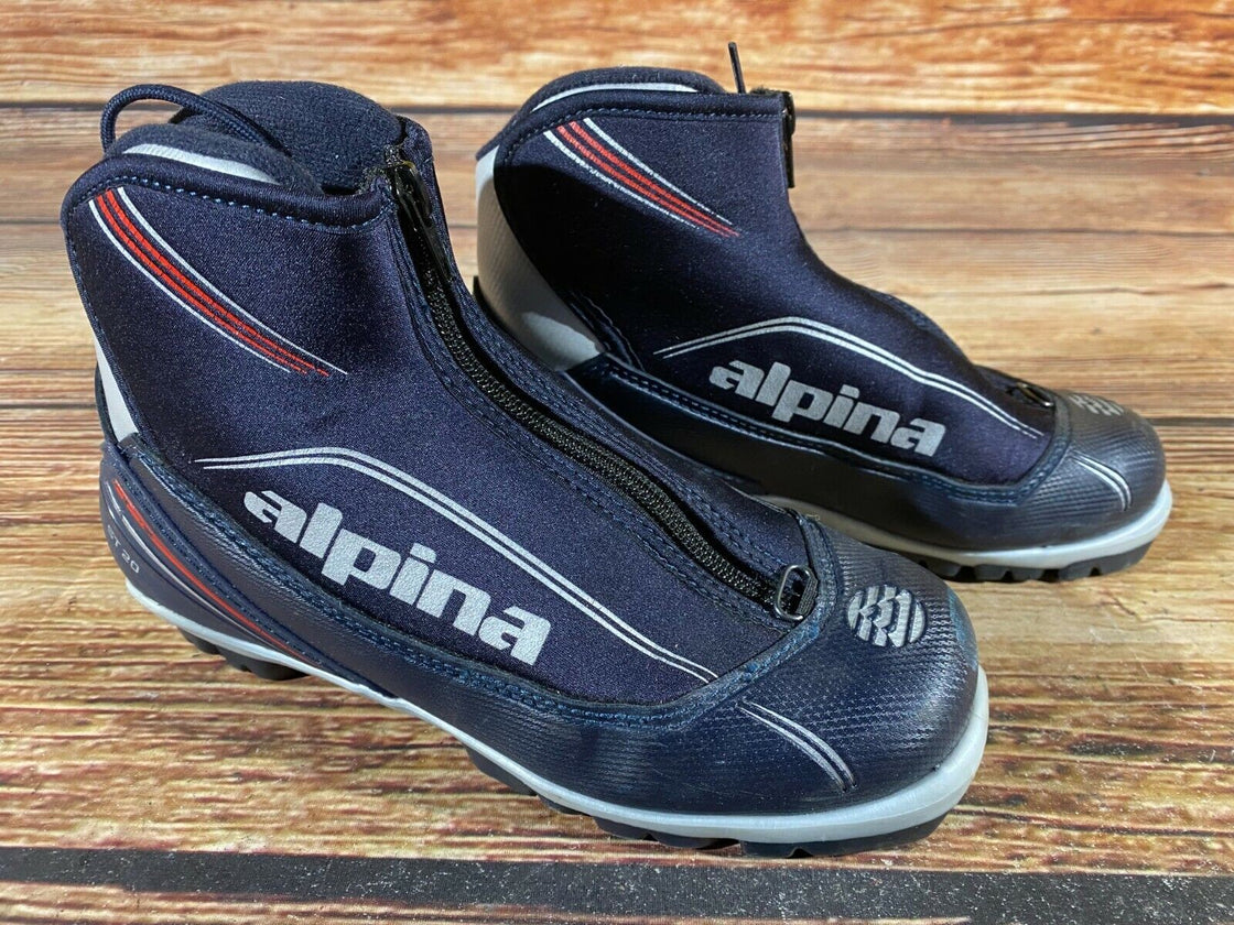Alpina ST20 Nordic Cross Country Ski Boots Size EU37 US5 for NNN 1024
