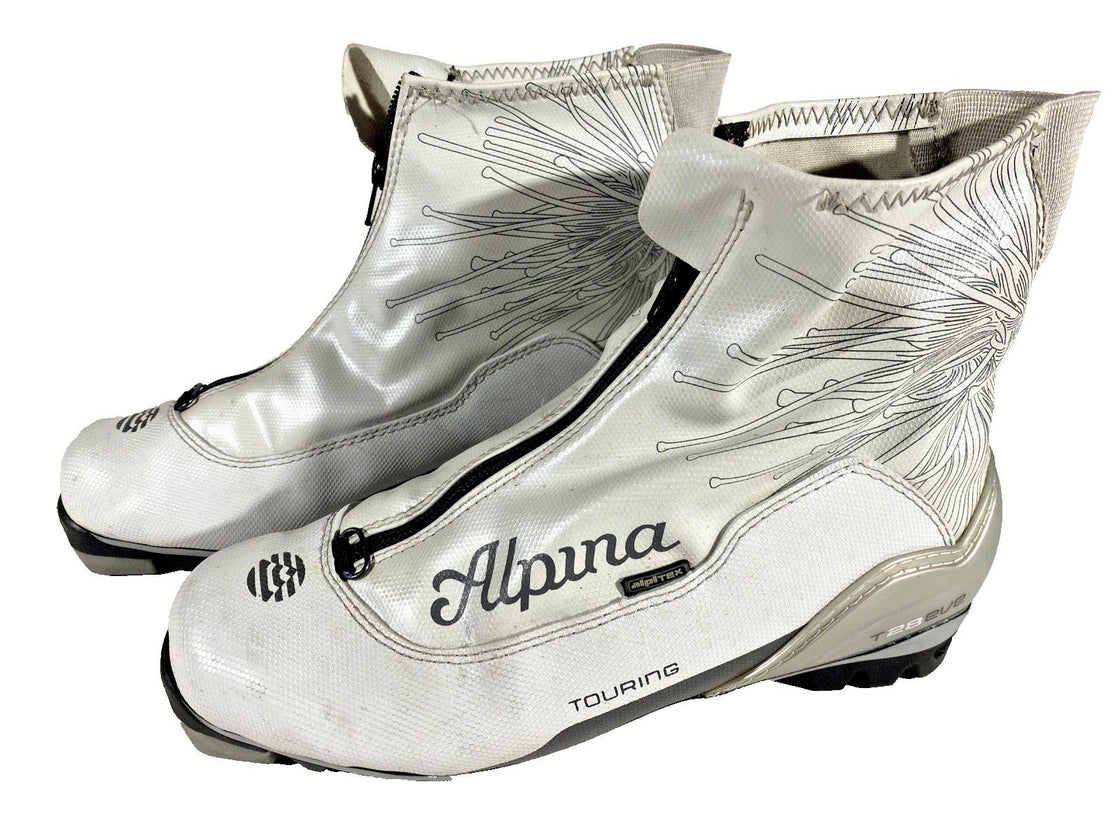 Alpina T28Eve Nordic Cross Country Ski Boots Size EU40 US7.5 NNN 821