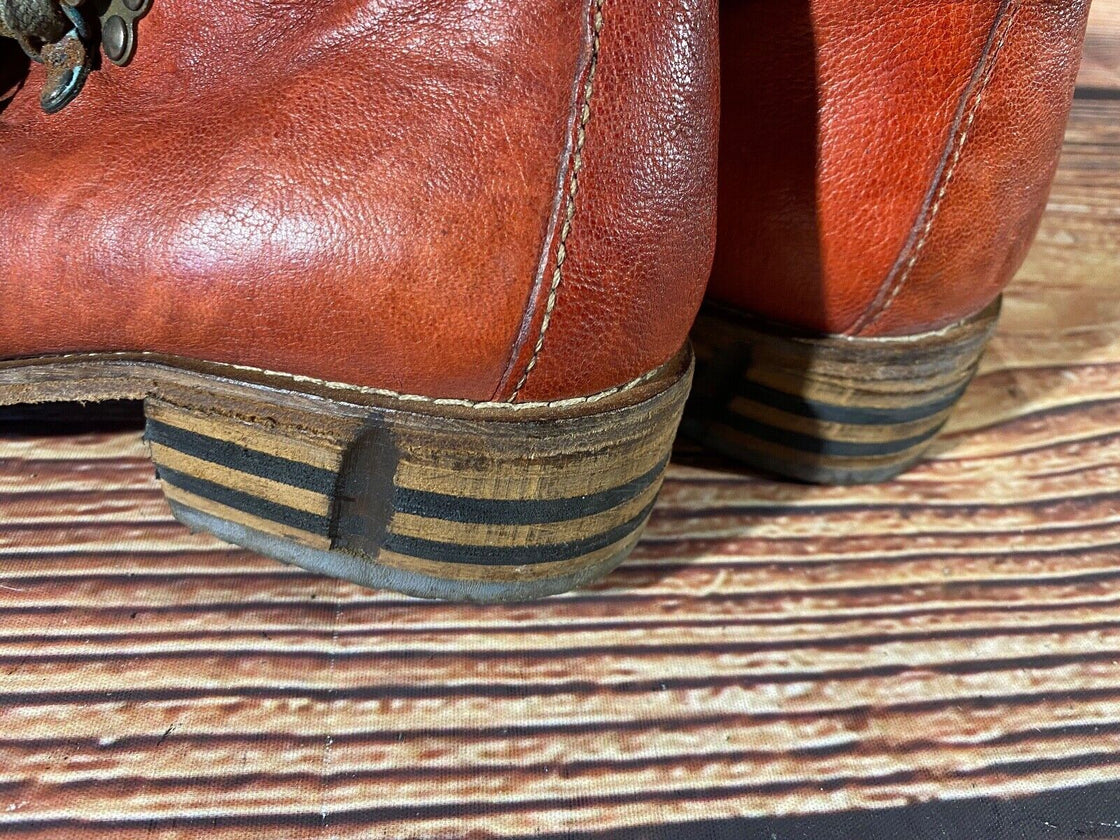CANDICE Vintage Cross Country Ski Boot Kandahar Old Cable Binding EU40 US7 KL58