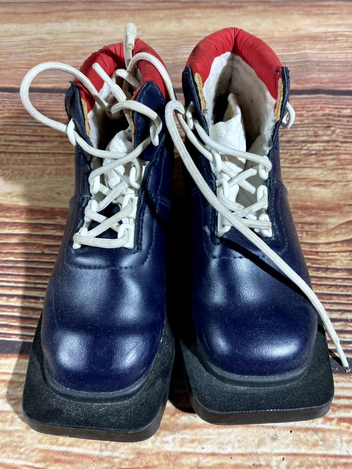 Alpina Kids Vintage Nordic Norm Cross Country Ski Boots EU30 US12 NN 75mm 1745
