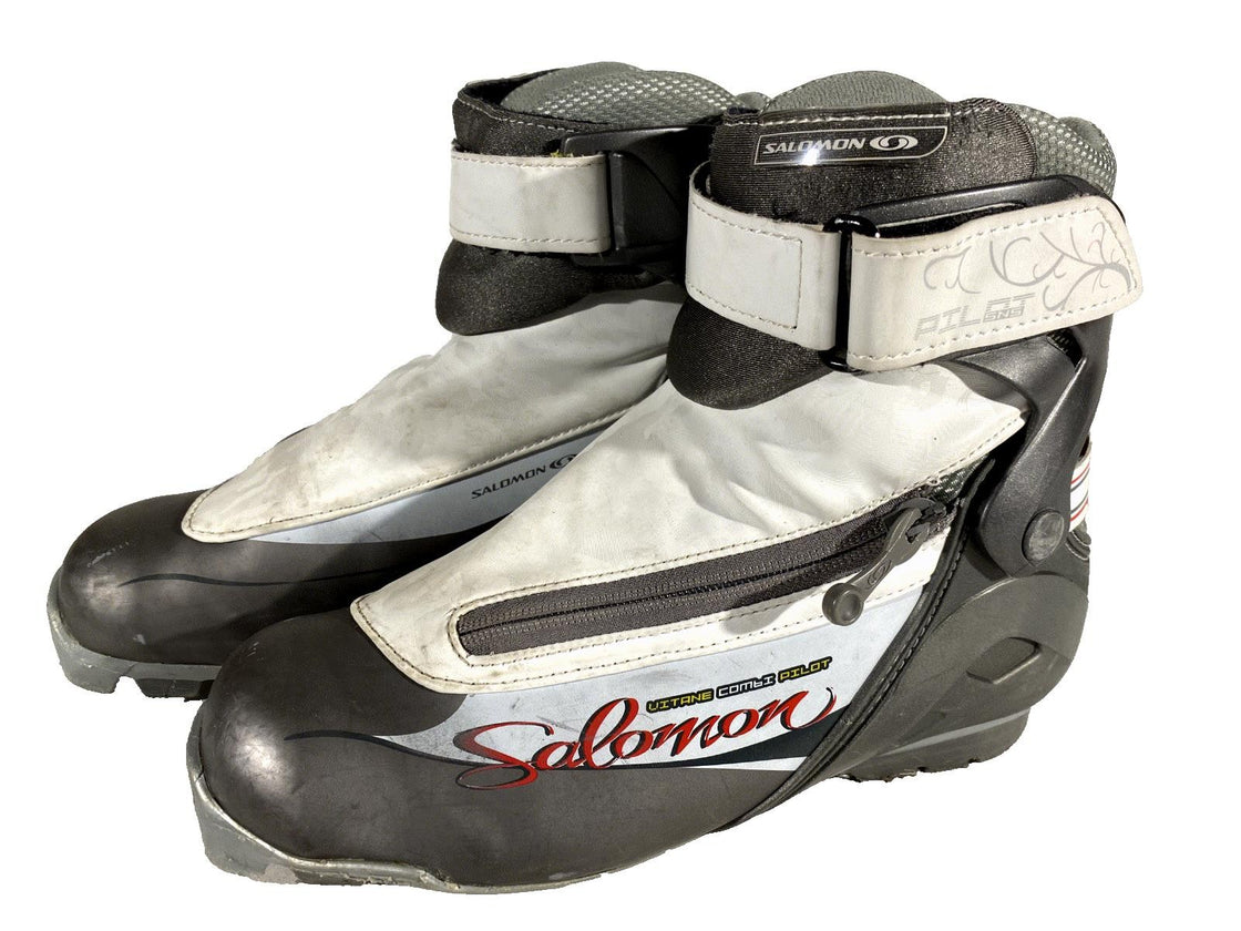 SALOMON Vitane Combi Cross Country Ski Boots Size EU38 US6.5 for SNS Pilot 2045