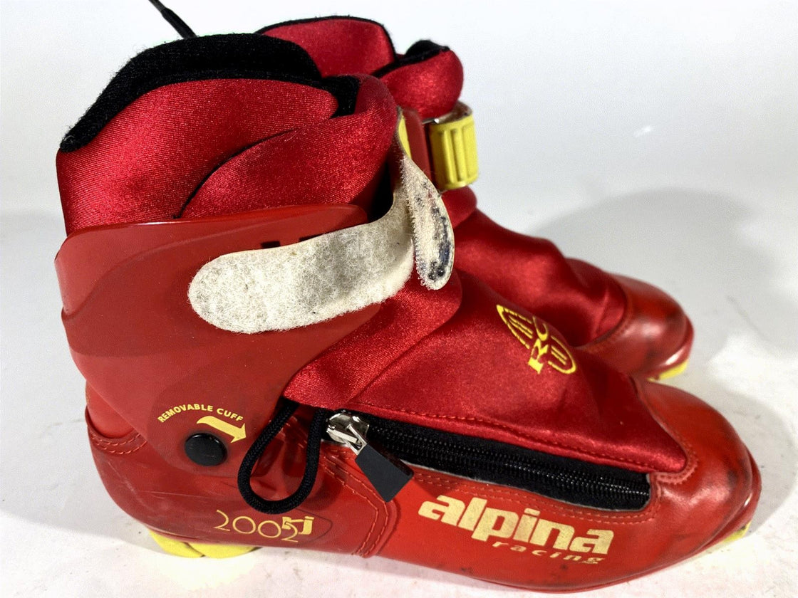 Alpina Racing 2002 Nordic Cross Country Ski Boots Size EU39 US7 NNN 3054