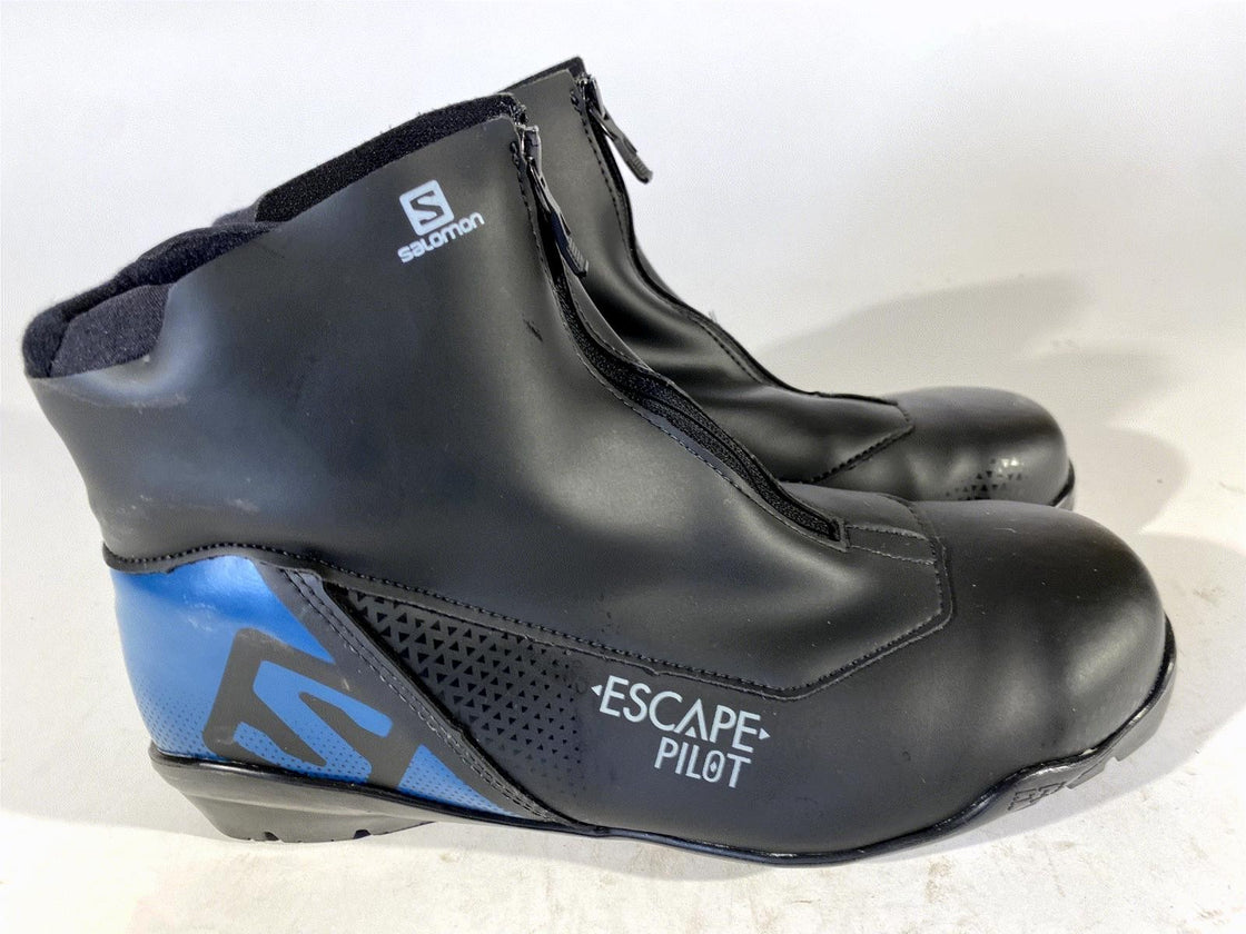 SALOMON Escape Nordic Cross Country Ski Boots Size EU43 1/3 US9.5 SNS Pilot 2250