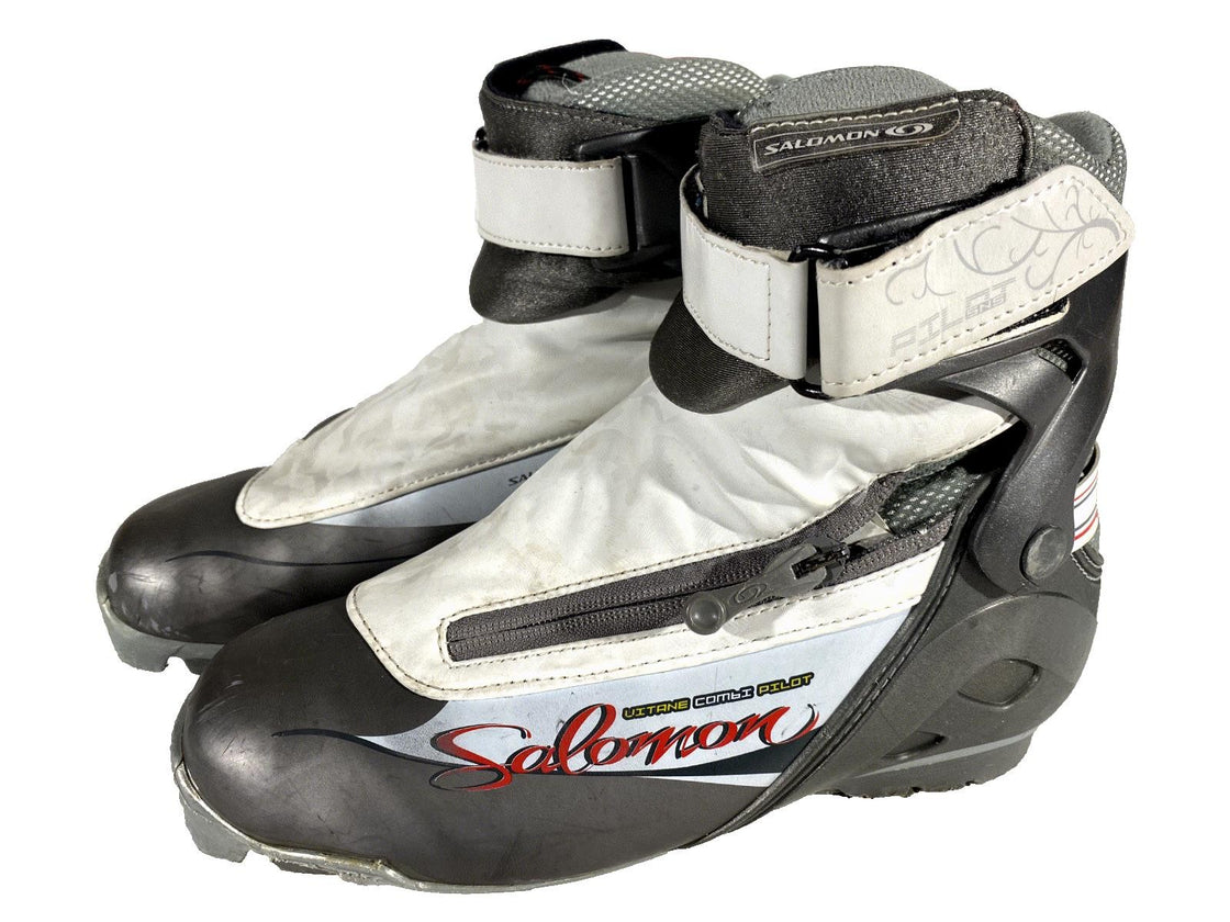 SALOMON Vitane Combi Cross Country Ski Boots Size EU37 1/3 US6 SNS Pilot 2149