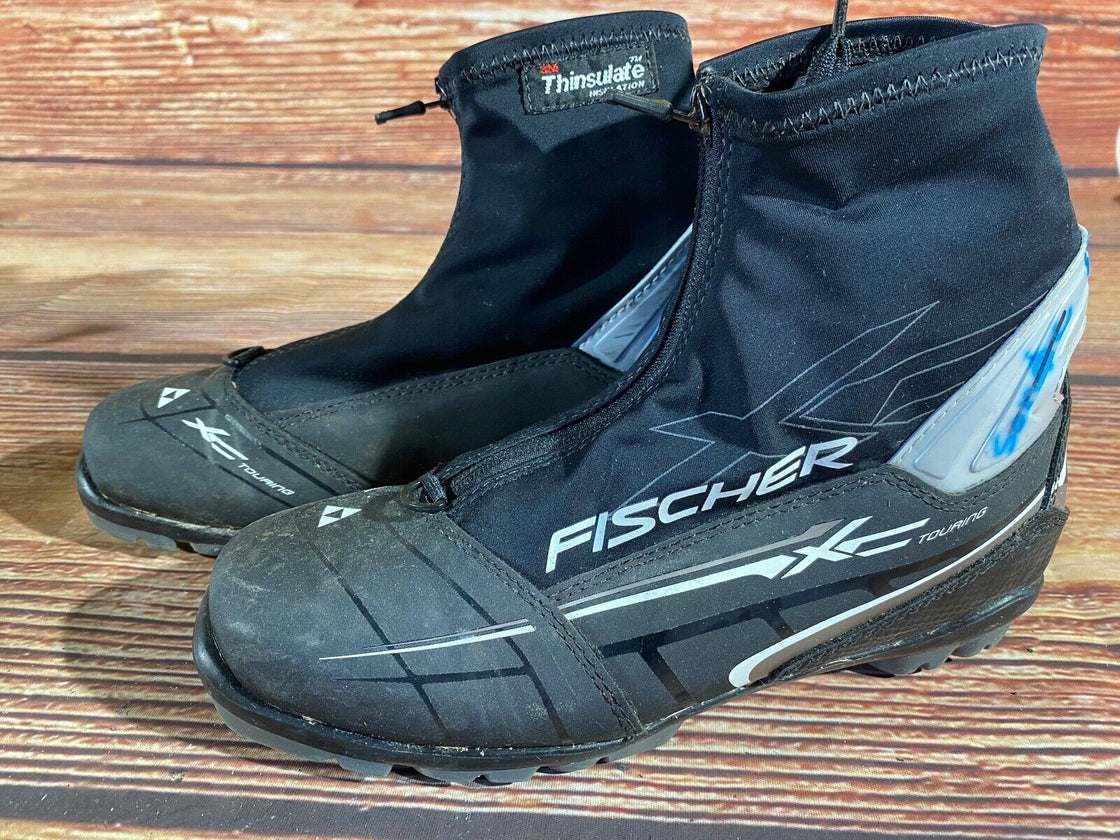 Fischer XC Touring Nordic Cross Country Ski Boots Size EU40 US7.5 NNN 1424