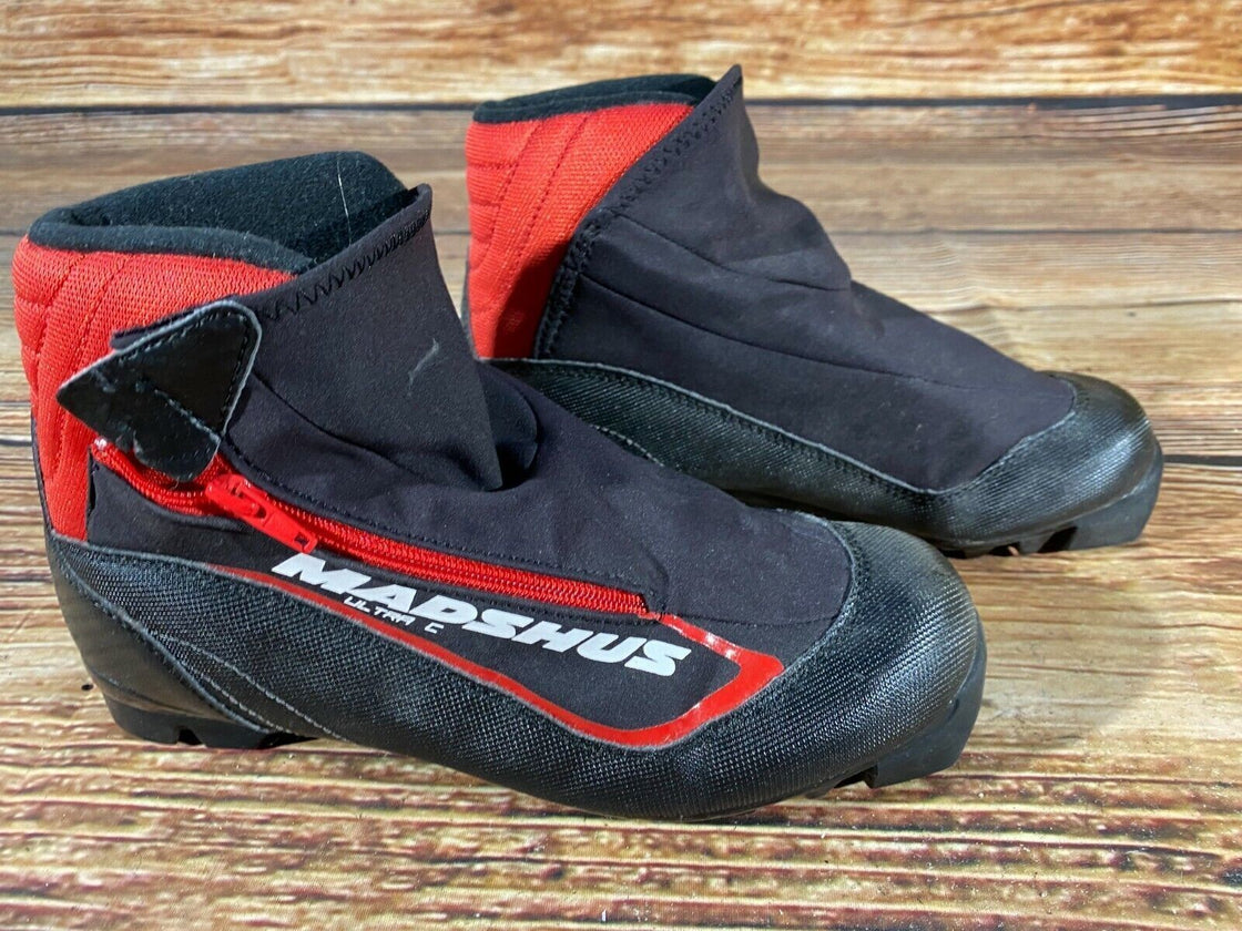 Madshus Ultra C Nordic Cross Country Ski Boots Size EU37 US4.5 NNN bindings 2497