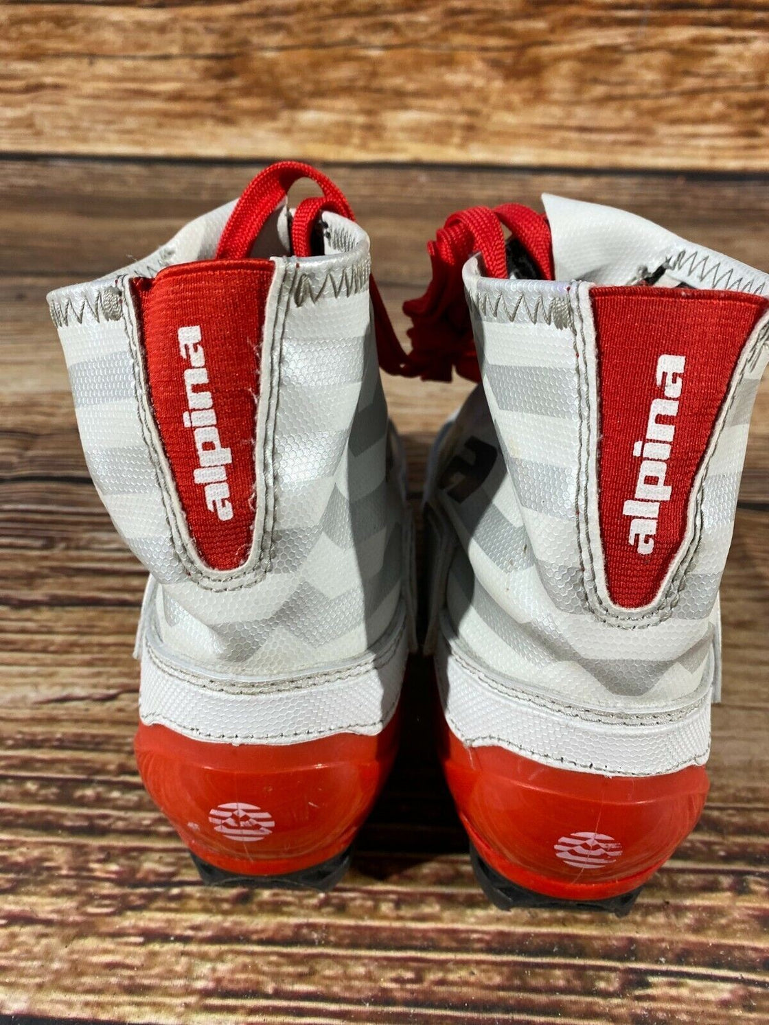 Alpina RCL Nordic Cross Country Ski Boots Size EU35 US3.5 NNN bindings 613