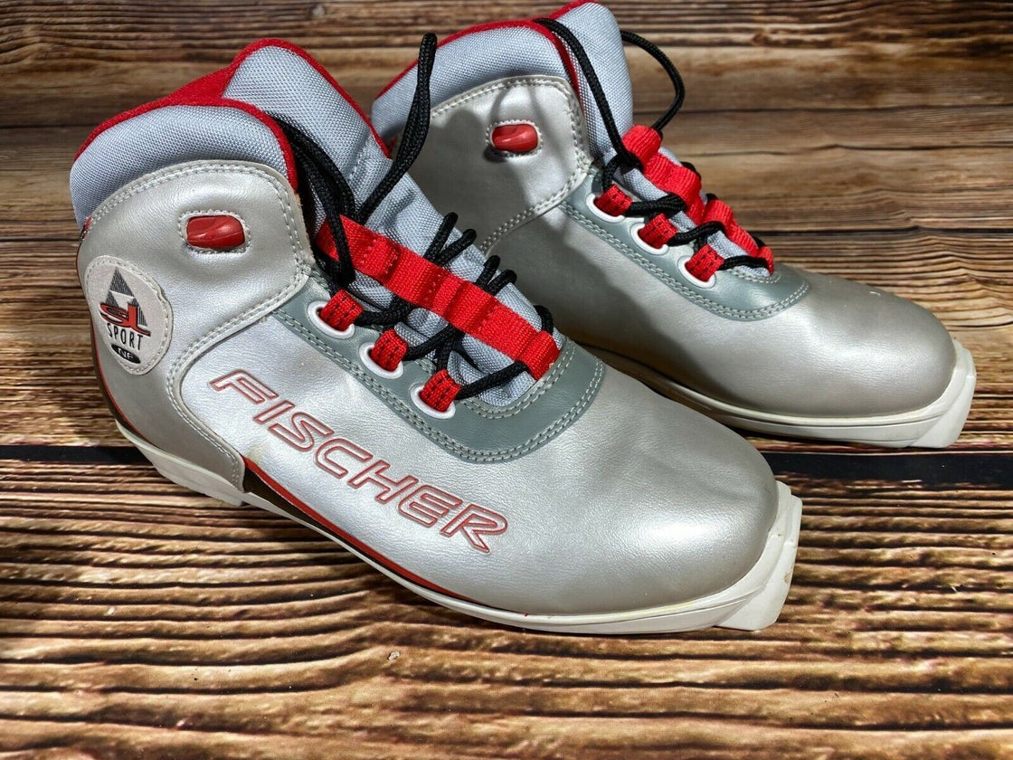 Fischer SL Sport NF Cross Country Ski Boots Size EU41 US8 SNS profil 1072