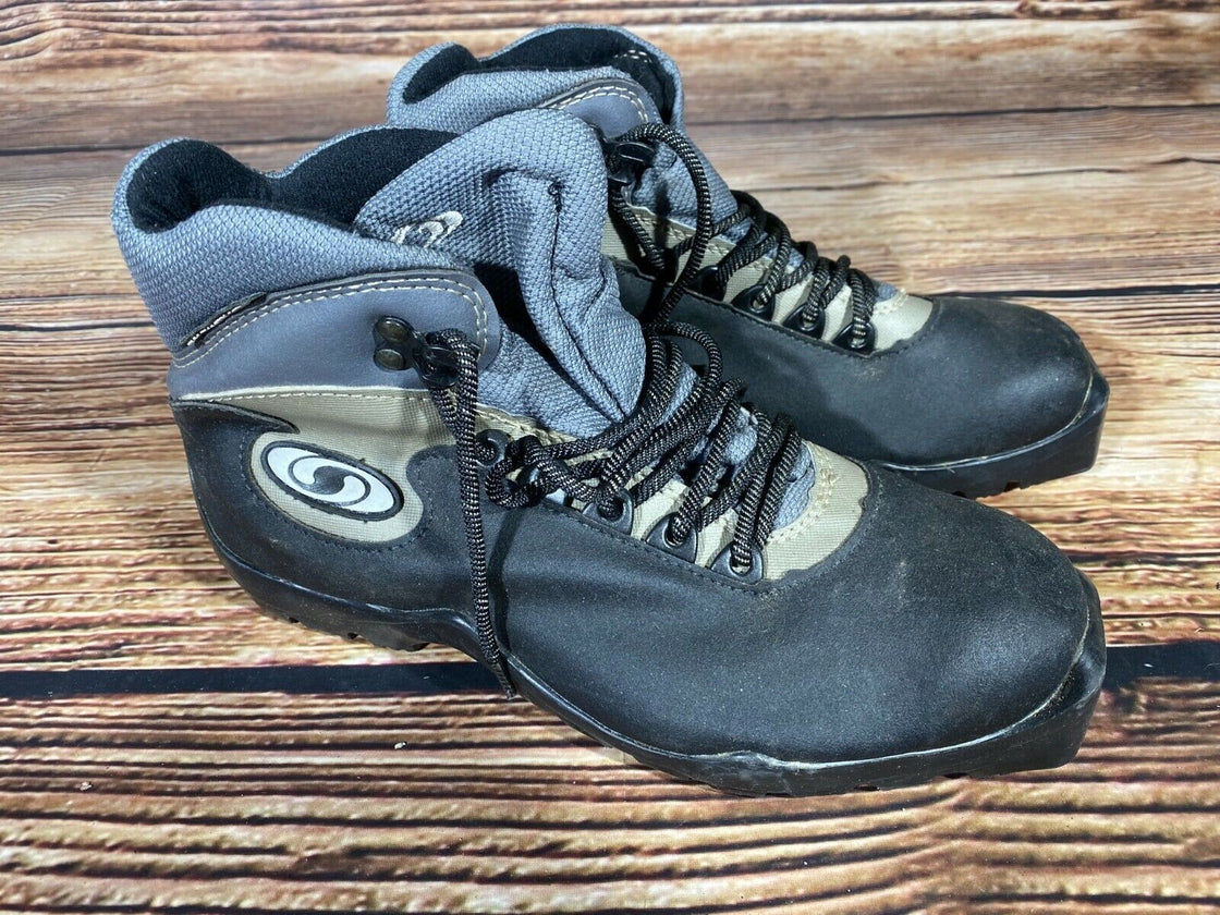 SALOMON Classic Nordic Cross Country Ski Boots Size EU40 US8 SNS profil 2140