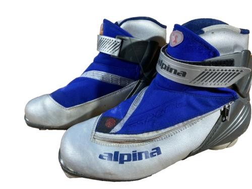 Alpina SP25 Nordic Cross Country Ski Boots Size EU42 US9 NNN bindings 767