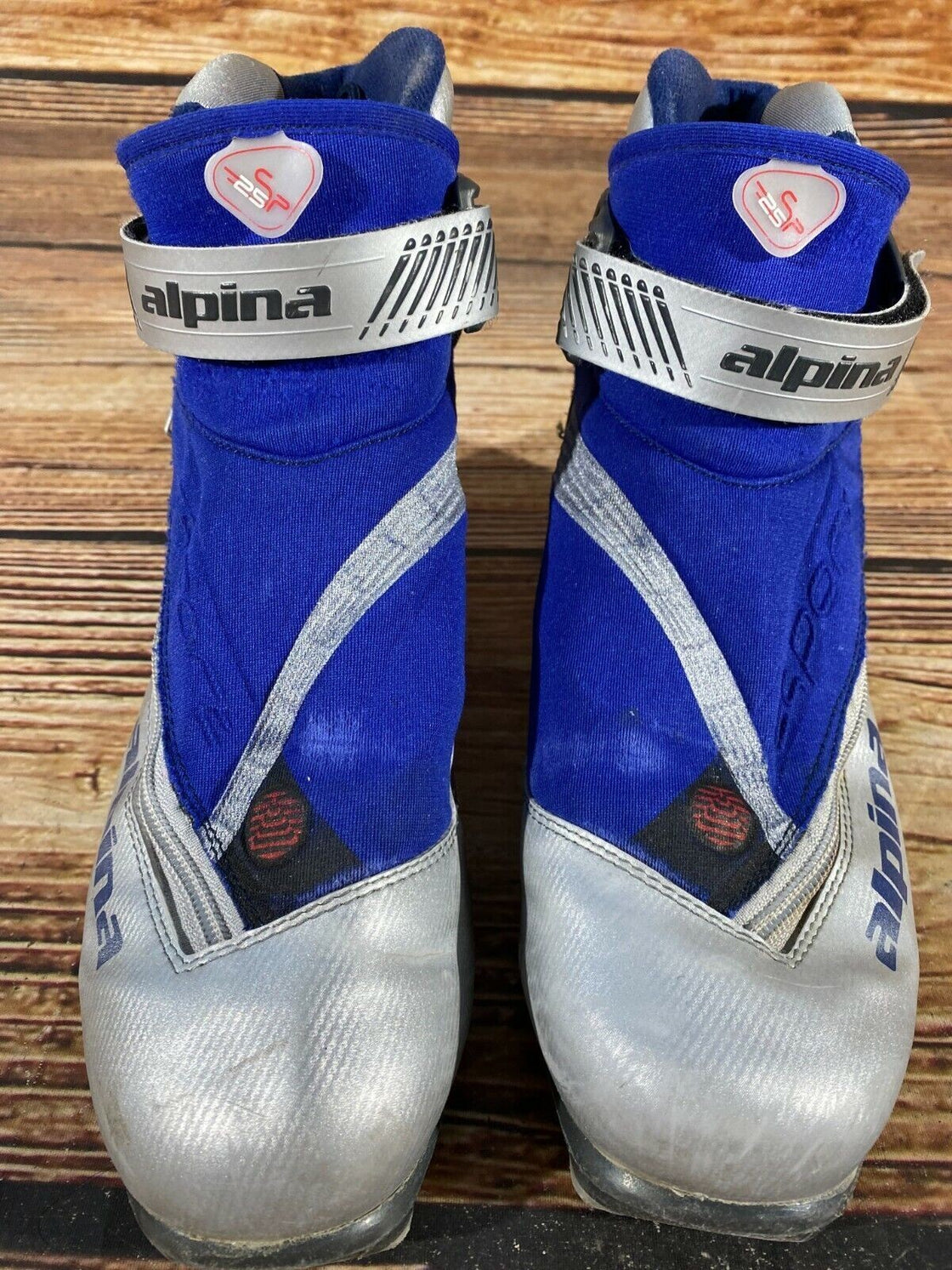 Alpina SP25 Nordic Cross Country Ski Boots Size EU42 US9 NNN bindings 767