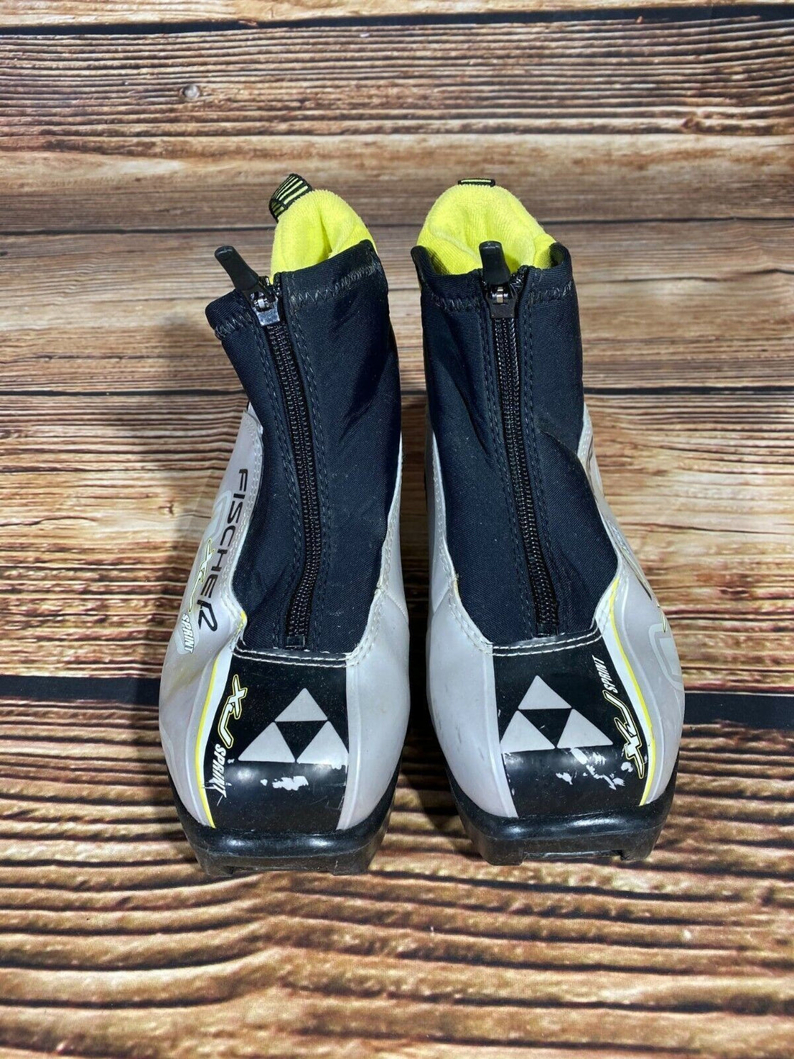 FISCHER XJ Sprint Cross Country Ski Boots Size EU36 US4.5 NNN bindings 1437