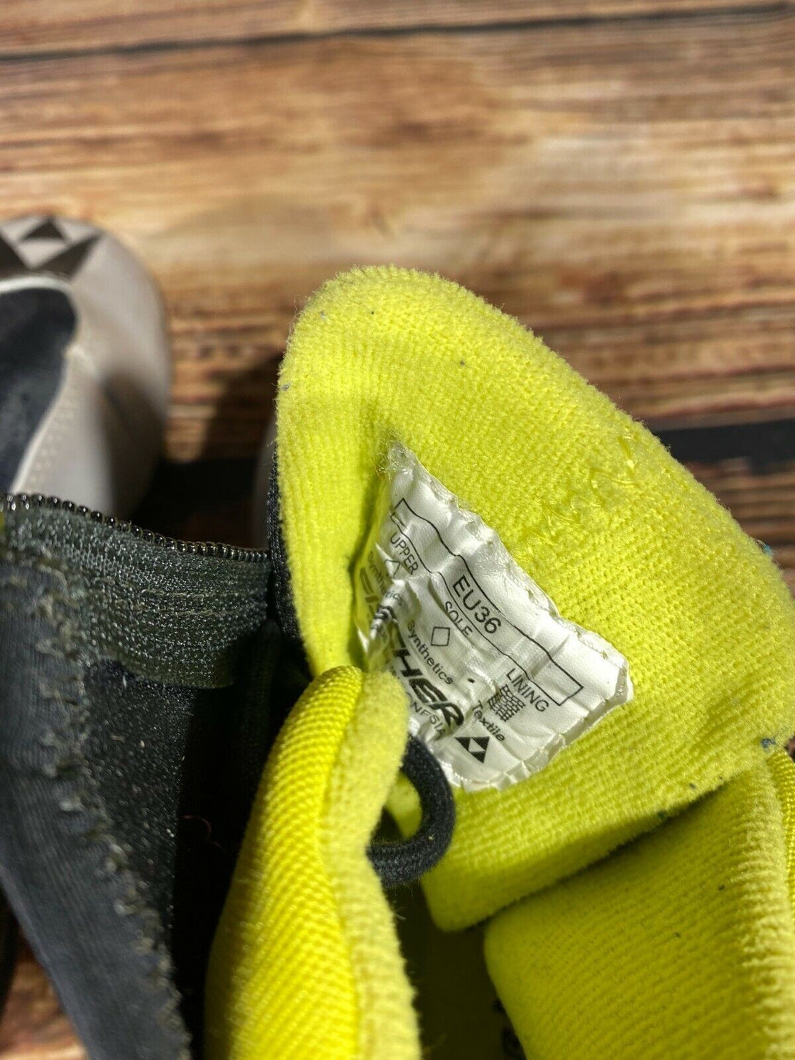 FISCHER XJ Sprint Cross Country Ski Boots Size EU36 US4.5 NNN bindings 1437