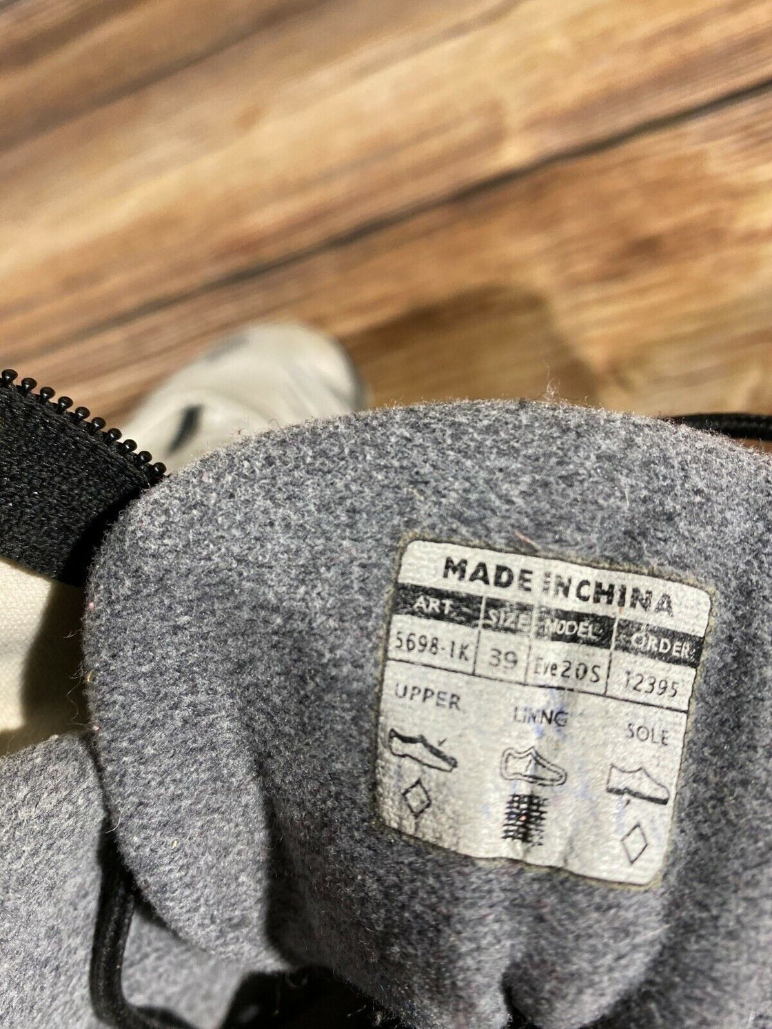 Alpina Eve20S Nordic Cross Country Ski Boots Size EU39 US7 NNN bindings 3012