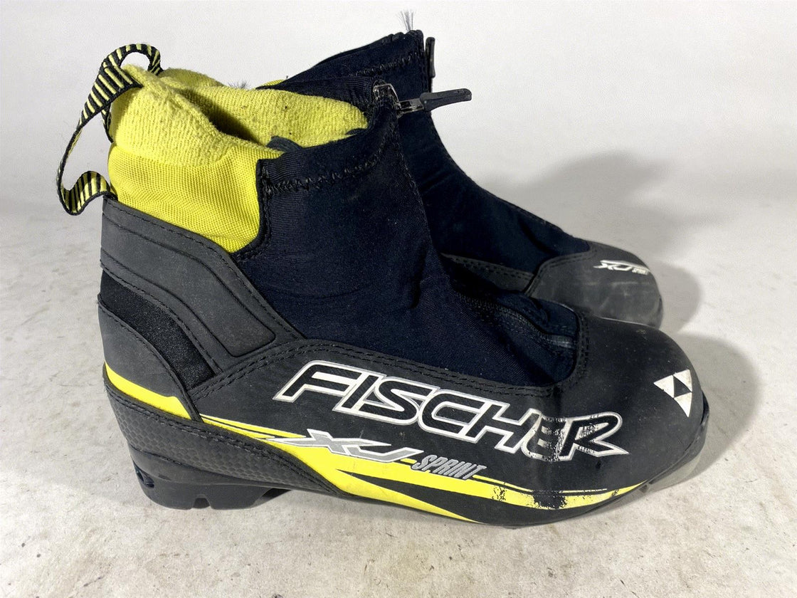 Fischer XJ Sprint Classic Nordic Cross Country Ski Boots Size EU38 US6 NNN 1502