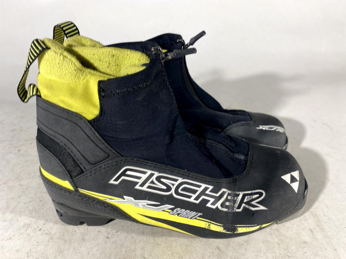 Fischer XJ Sprint Classic Nordic Cross Country Ski Boots Size EU37 US5 NNN 1419