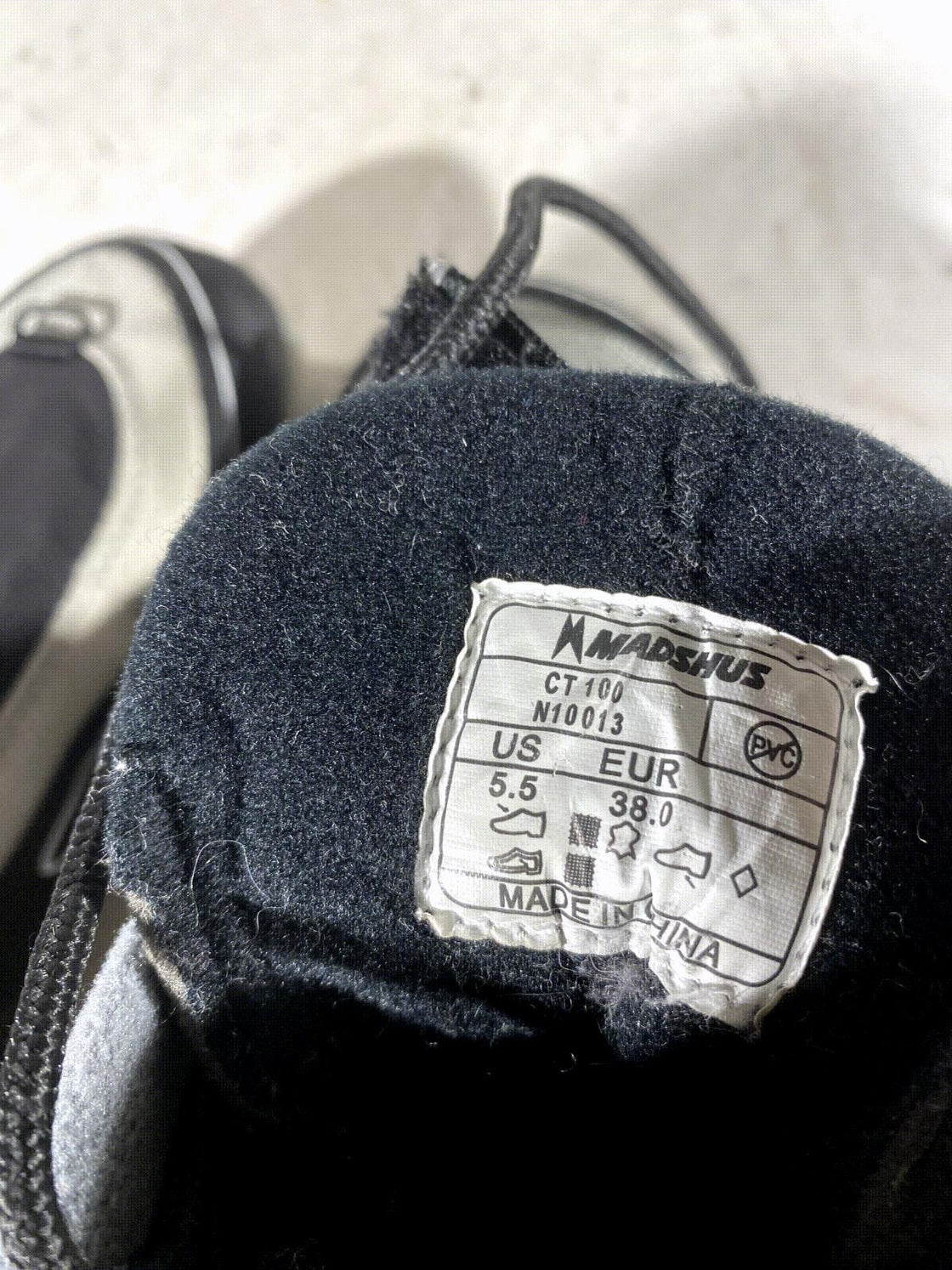 Madshus CT100 Classic Nordic Cross Country Ski Boots Size EU38 US5.5 NNN 2553