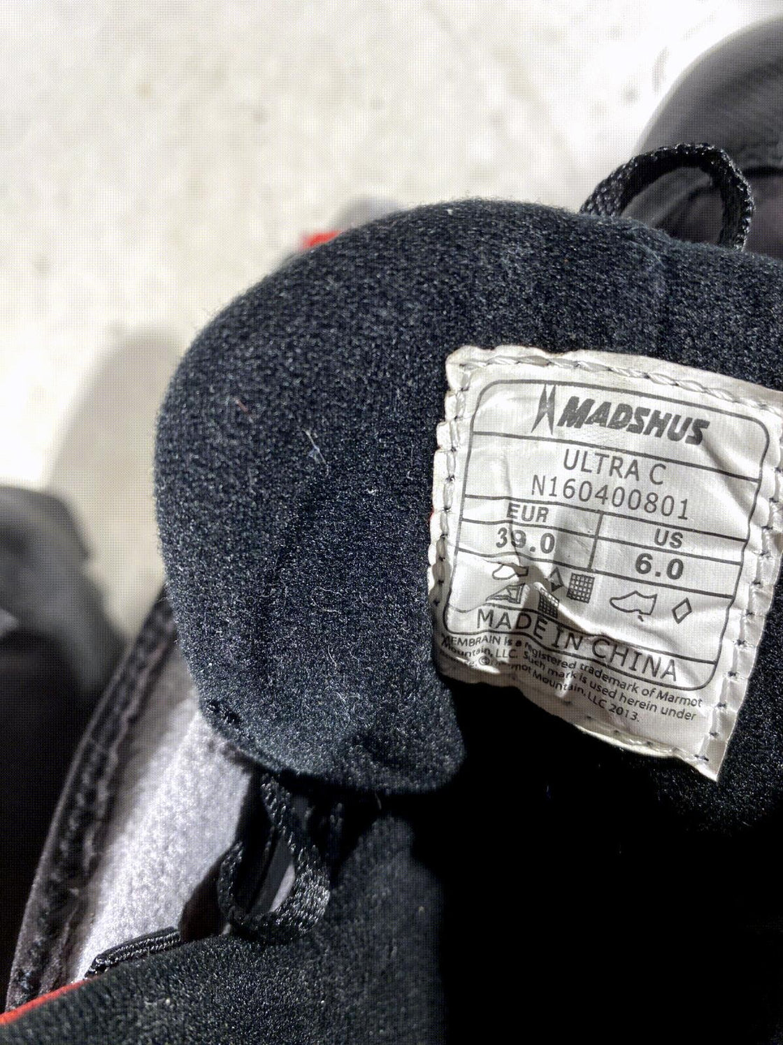 Madshus Ultra C Nordic Cross Country Ski Boots Size EU39 US6 NNN Rottefella 2496