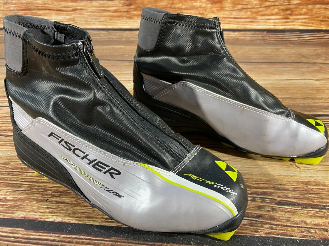 Fischer RC5 Classic Nordic Cross Country Ski Boots Size EU38 US6 NNN 1550