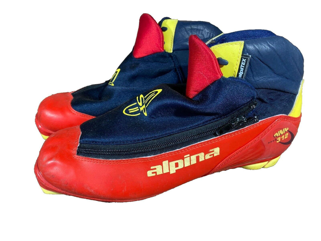 Alpina 312 Nordic Cross Country Ski Boots Size EU45 US11.5 or NNN bindings 3110