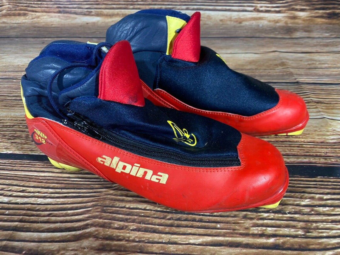 Alpina 312 Nordic Cross Country Ski Boots Size EU45 US11.5 or NNN bindings 3110