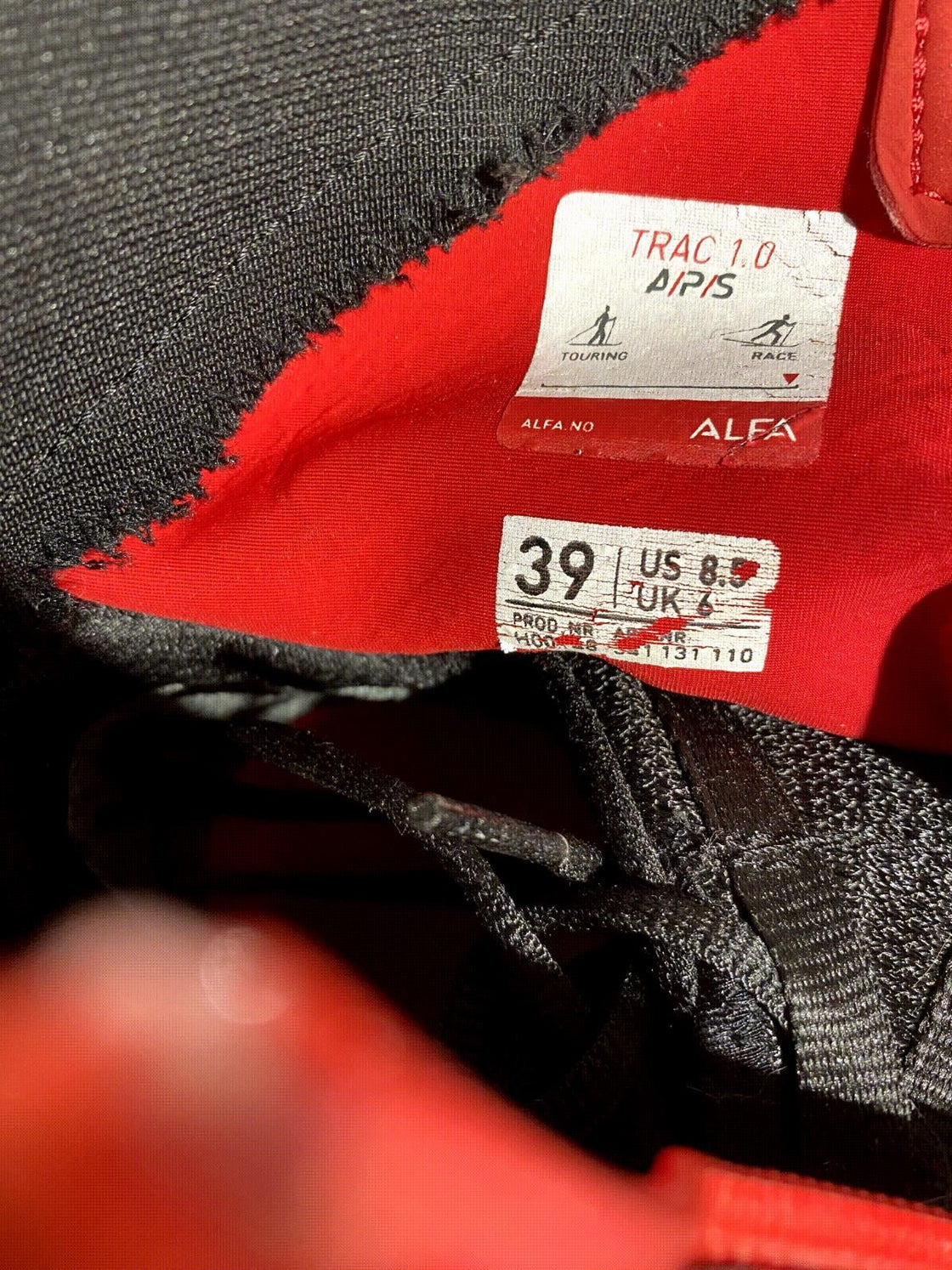 Alfa Trac Gore-tex Nordic Cross Country Ski Boots Size EU39 US8.5 NNN 3241