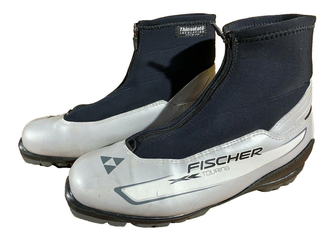 Fischer XC Touring Nordic Cross Country Ski Boots Size EU44 for NNN 1457