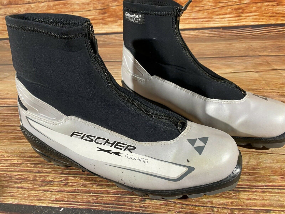 Fischer XC Touring Nordic Cross Country Ski Boots Size EU44 for NNN 1457