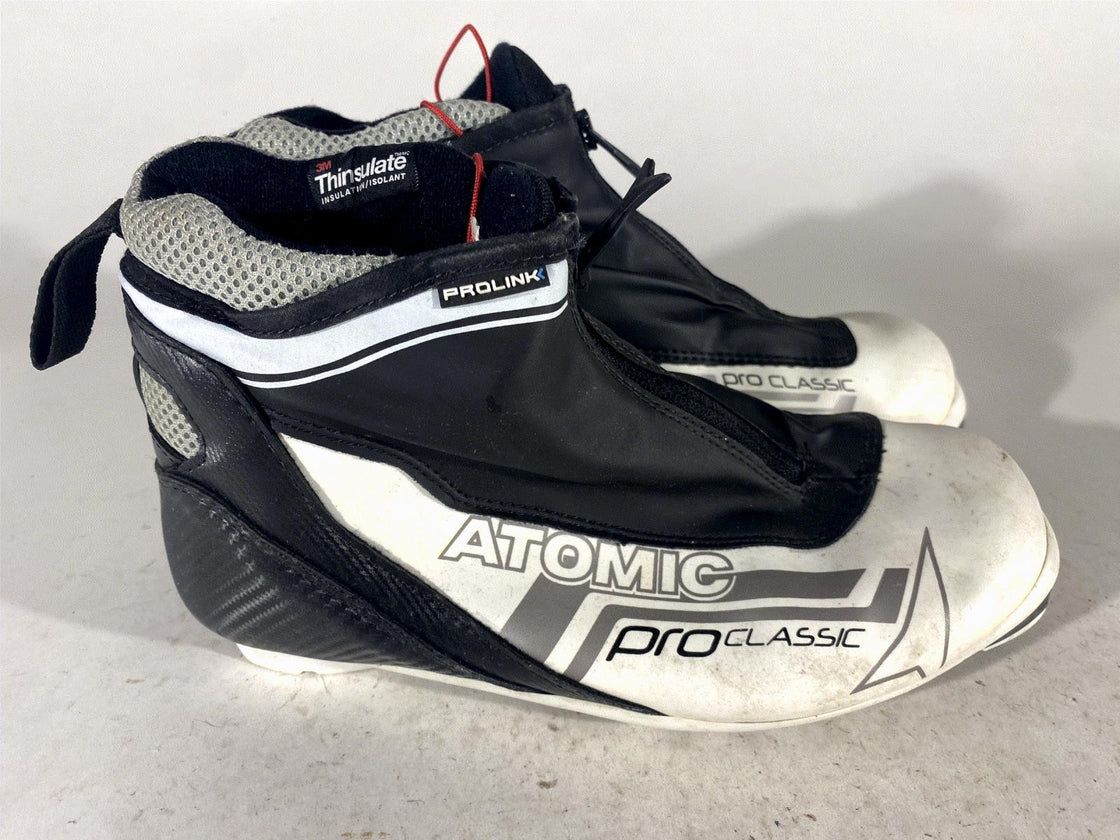 Atomic Pro Classic Nordic Cross Country Ski Boots EU38 2/3 US7 NNN Prolink 2439