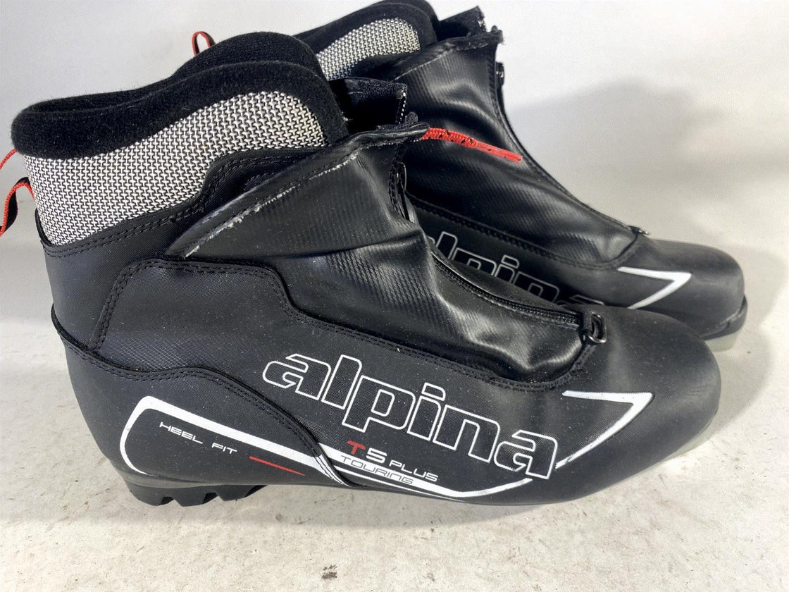 Alpina T5Plus Nordic Cross Country Ski Boots Size EU44 US10.5 for NNN 720