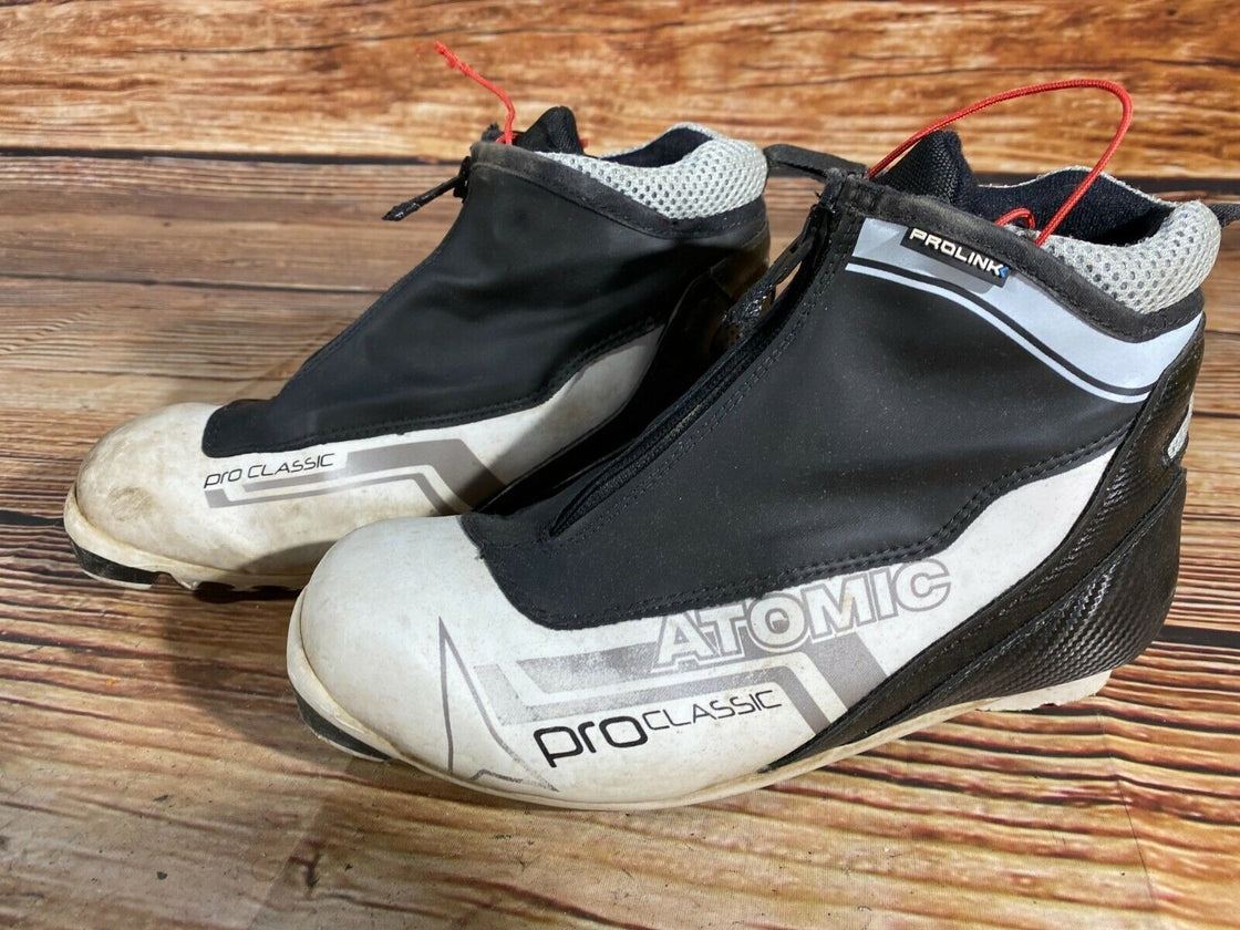 Atomic Pro Nordic Cross Country Ski Boots Size EU38 US5.5 NNN Prolink 1481