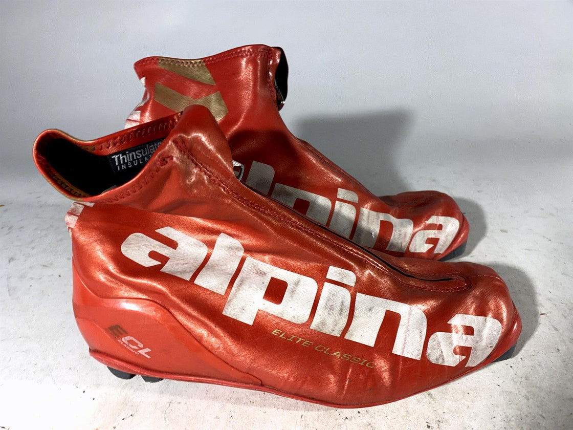 Alpina ECL Elite Classic Nordic Cross Country Ski Boots Size EU39 US7 NNN 2804