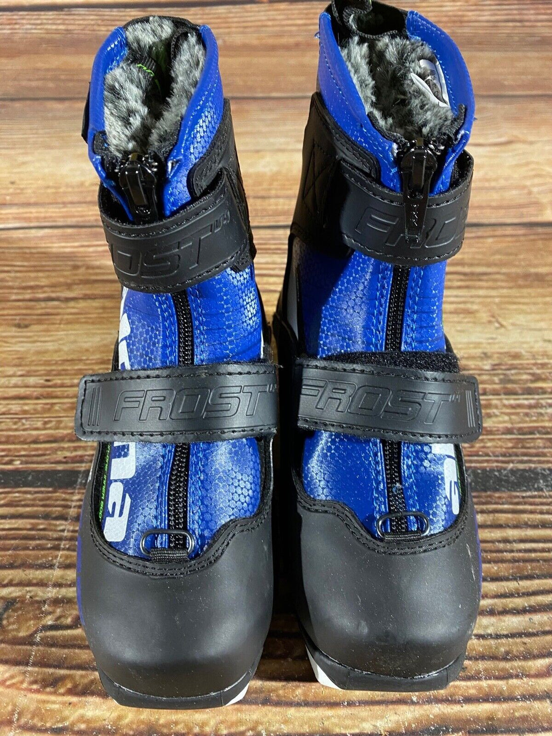 Alpina Frost Kids Nordic Cross Country Ski Boots Size EU29 US11 NNN A-861