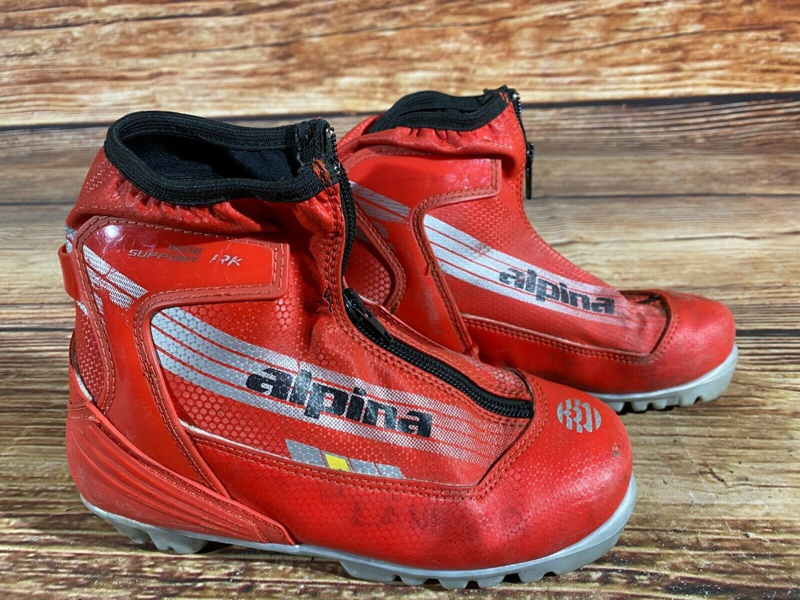 Alpina RK Kids Nordic Cross Country Ski Boots Size EU34 US3 for NNN A-85