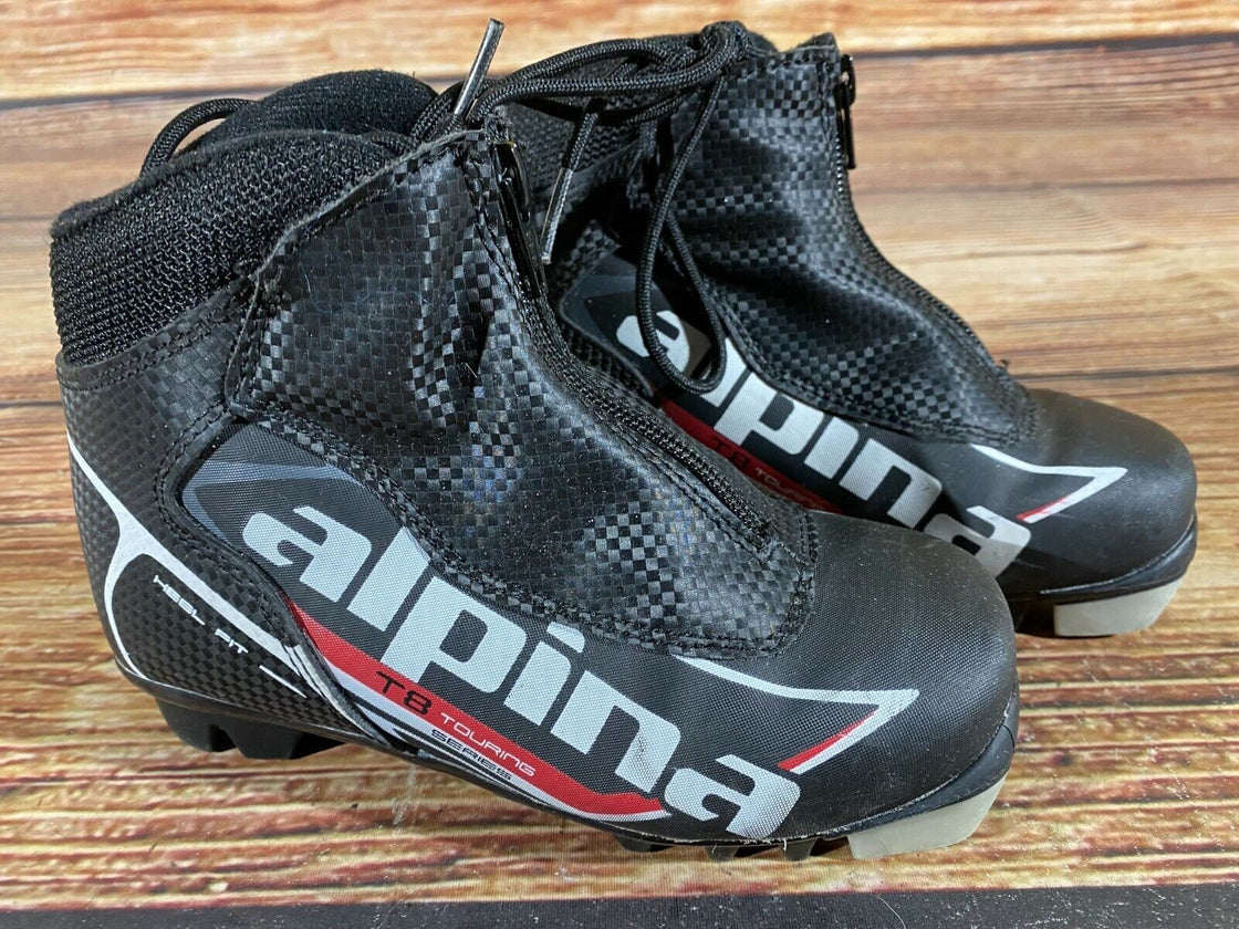 Alpina T8 Kids Nordic Cross Country Ski Boots Size EU31 US12.5 for NNN A-25