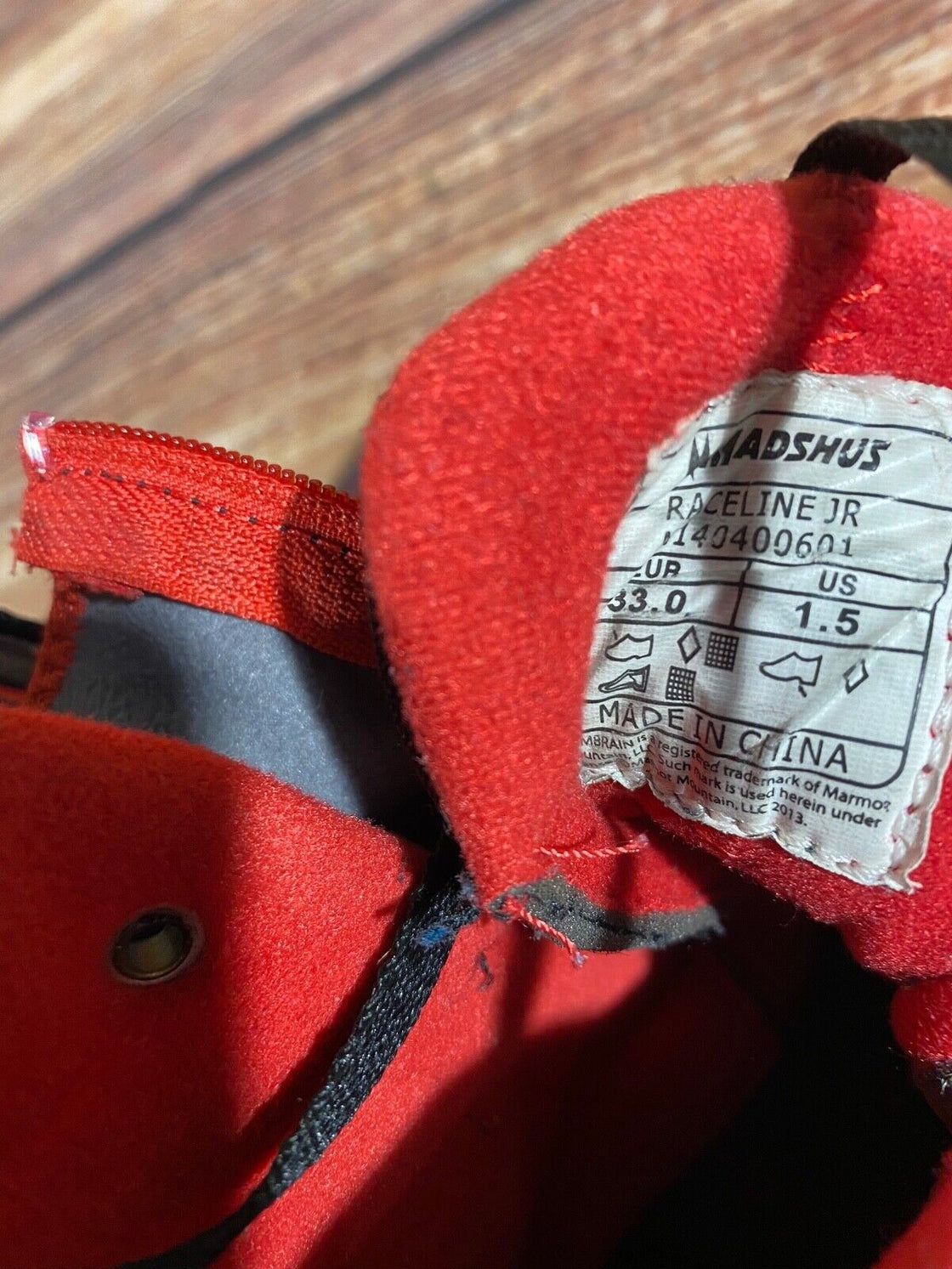 Madshus Race Line Kids Nordic Cross Country Ski Boots Size EU33 US1.5 NNN M238