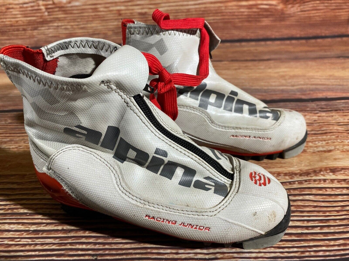 Alpina RCL jr Kids Nordic Cross Country Ski Boots Size EU31 US12.5 NNN A-1221
