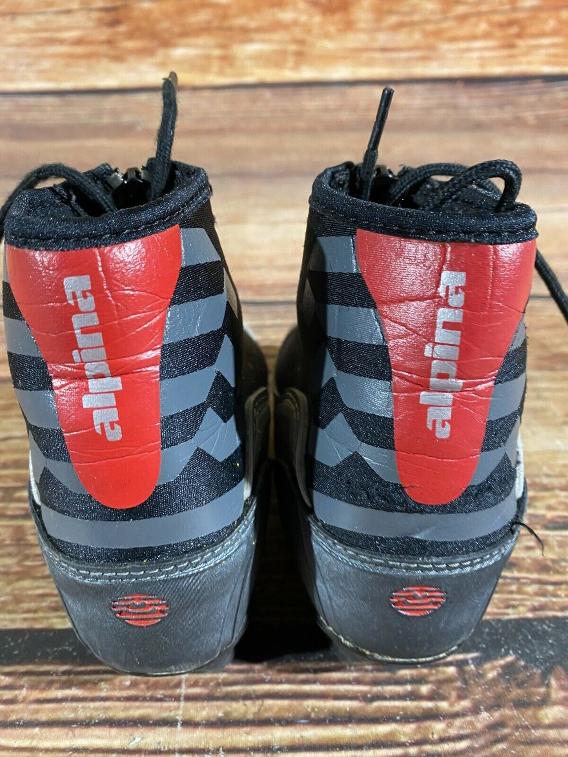 Alpina T10jr Kids Nordic Cross Country Ski Boots Size EU28 US10.5 for NNN A-142