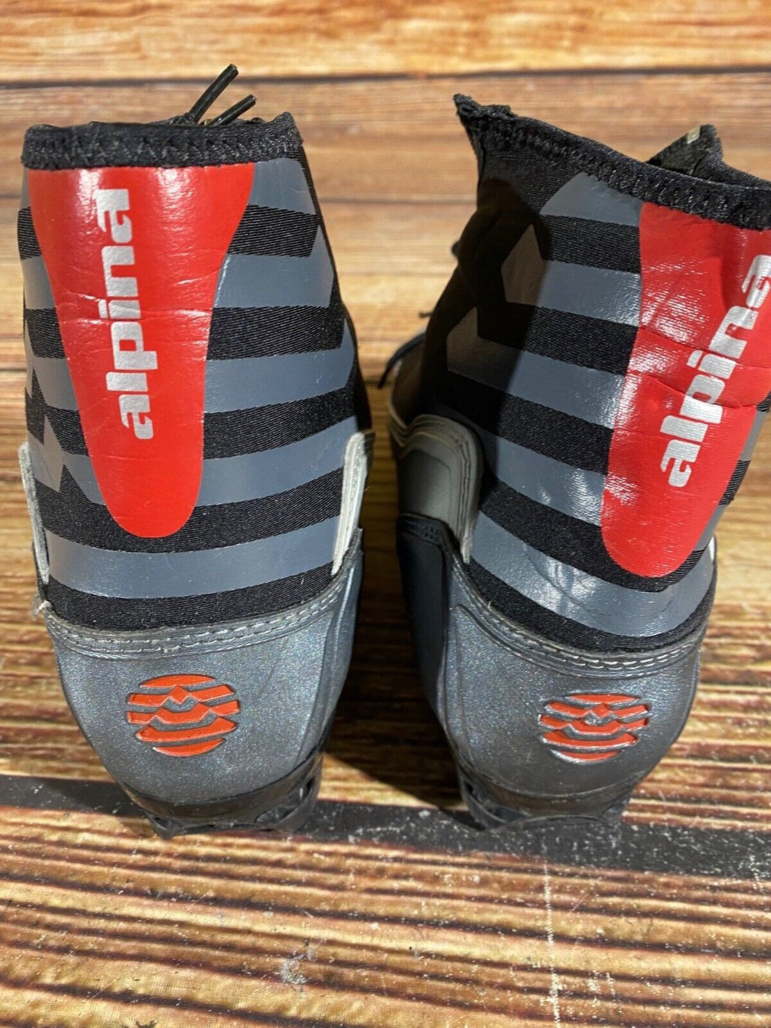 Alpina T10j Kids Nordic Cross Country Ski Boots Size EU35 US3.5 NNN A-529