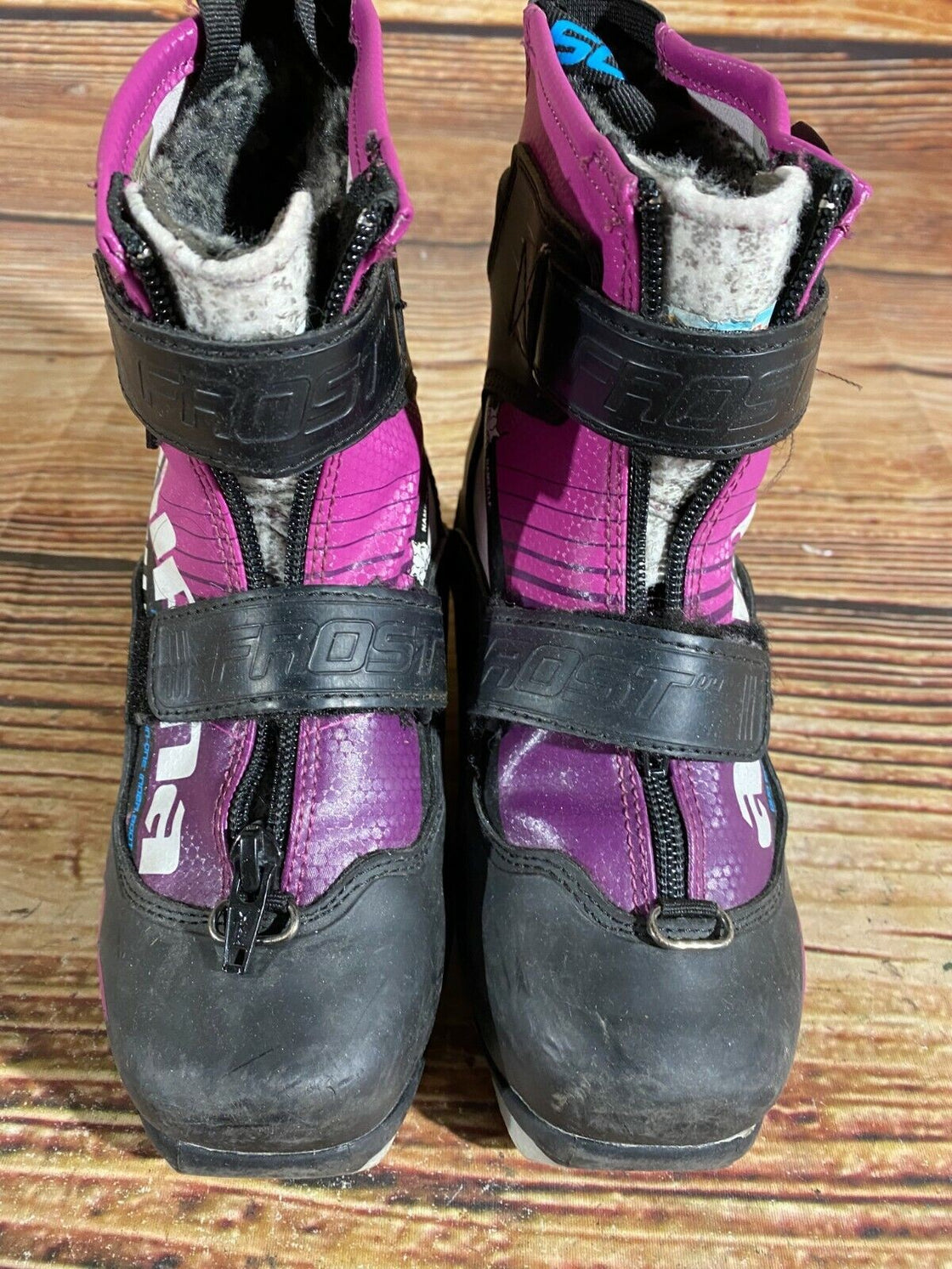 Alpina Frost Kids Nordic Cross Country Ski Boots Size EU30 US12.5 for NNN A-217