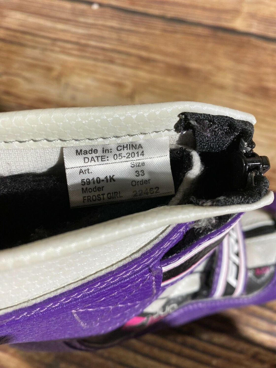 Alpina Frost Kids Nordic Cross Country Ski Boots Size EU33 US2 for NNN A-145