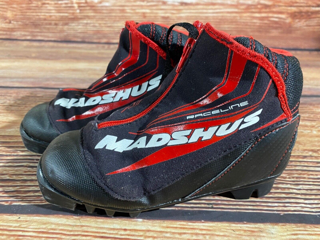 Madshus Super Line Kids Nordic Cross Country Ski Boots Size EU30 US12 NNN M268