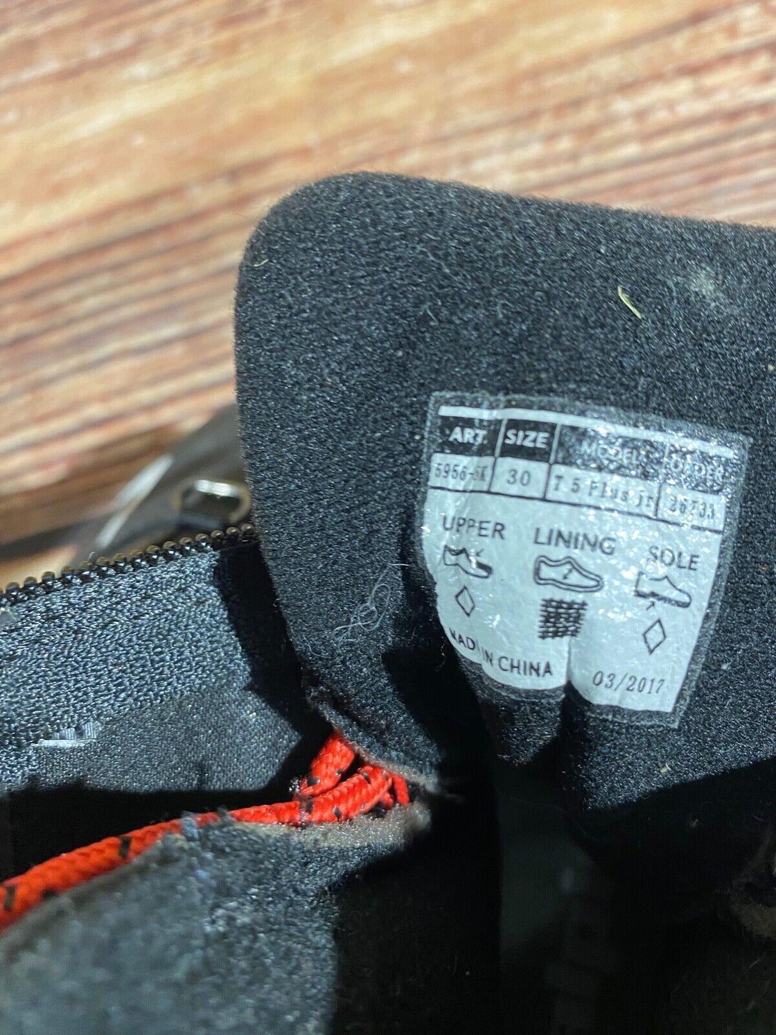 Alpina T5Plus Nordic Cross Country Ski Boots Kids Size EU30 US12 for NNN A-1368