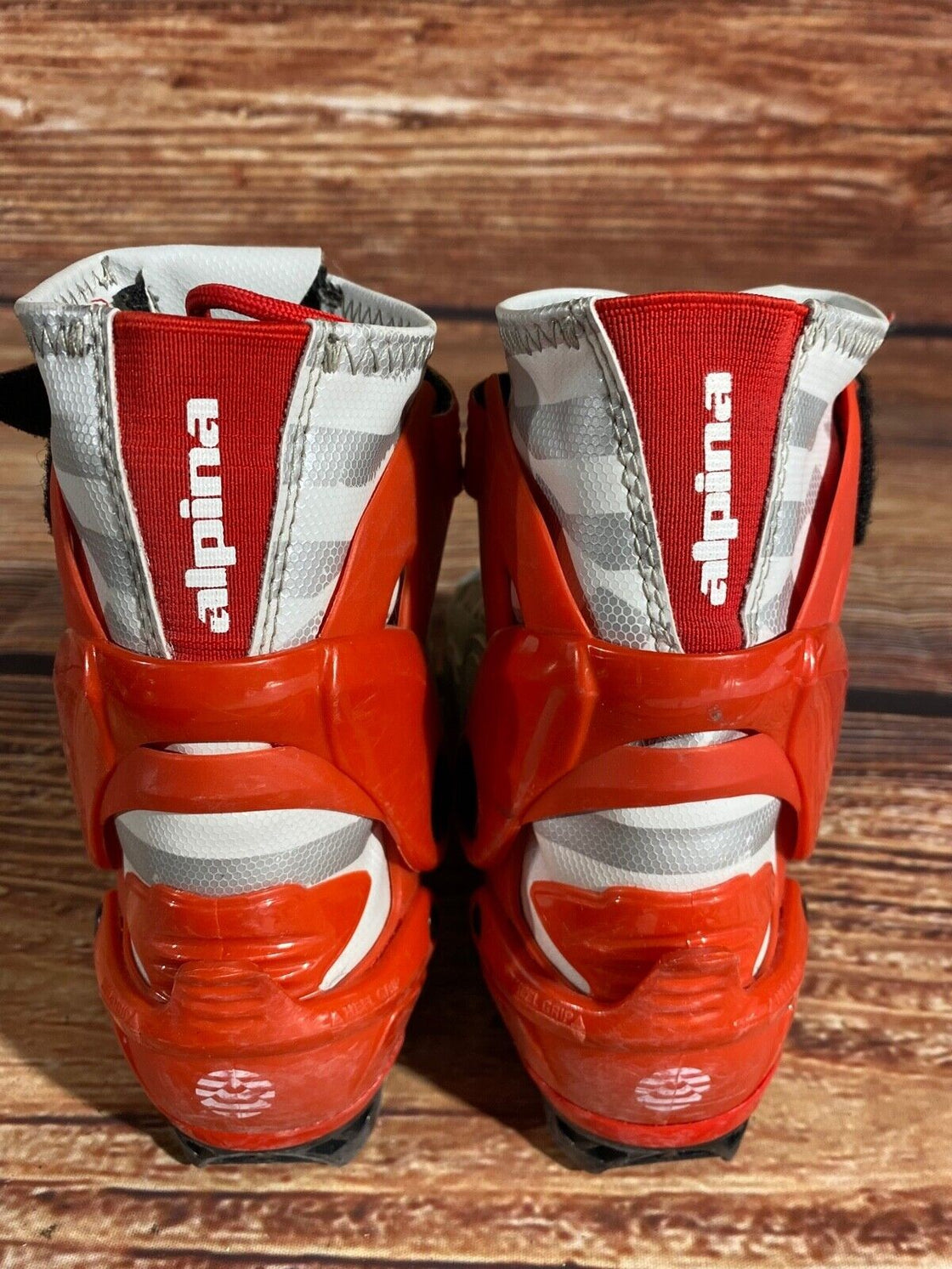 Alpina R Combi Nordic Cross Country Ski Boots Kids Size EU35 US3.5 NNN A-1028