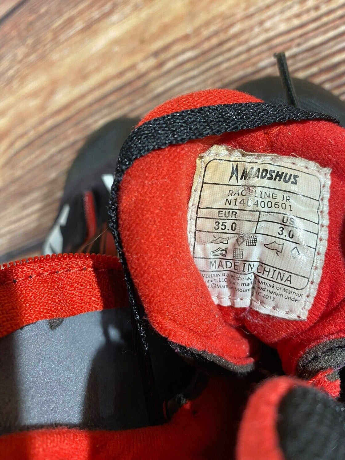 Madshus Race Line Kids Nordic Cross Country Ski Boots Size EU35 US3 NNN M240