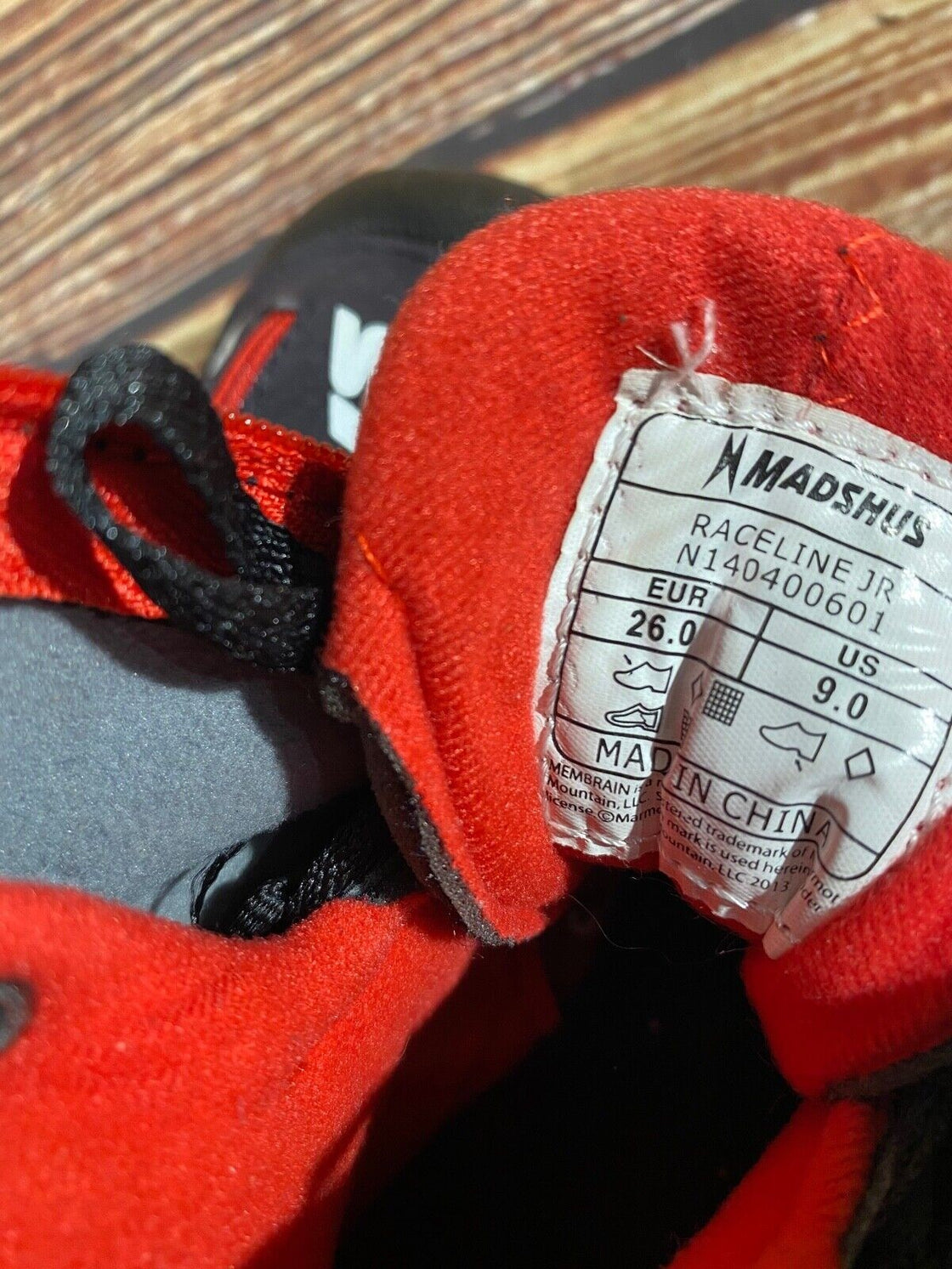 Madshus Raceline Kids Nordic Cross Country Ski Boots Size EU26 US9 NNN M262