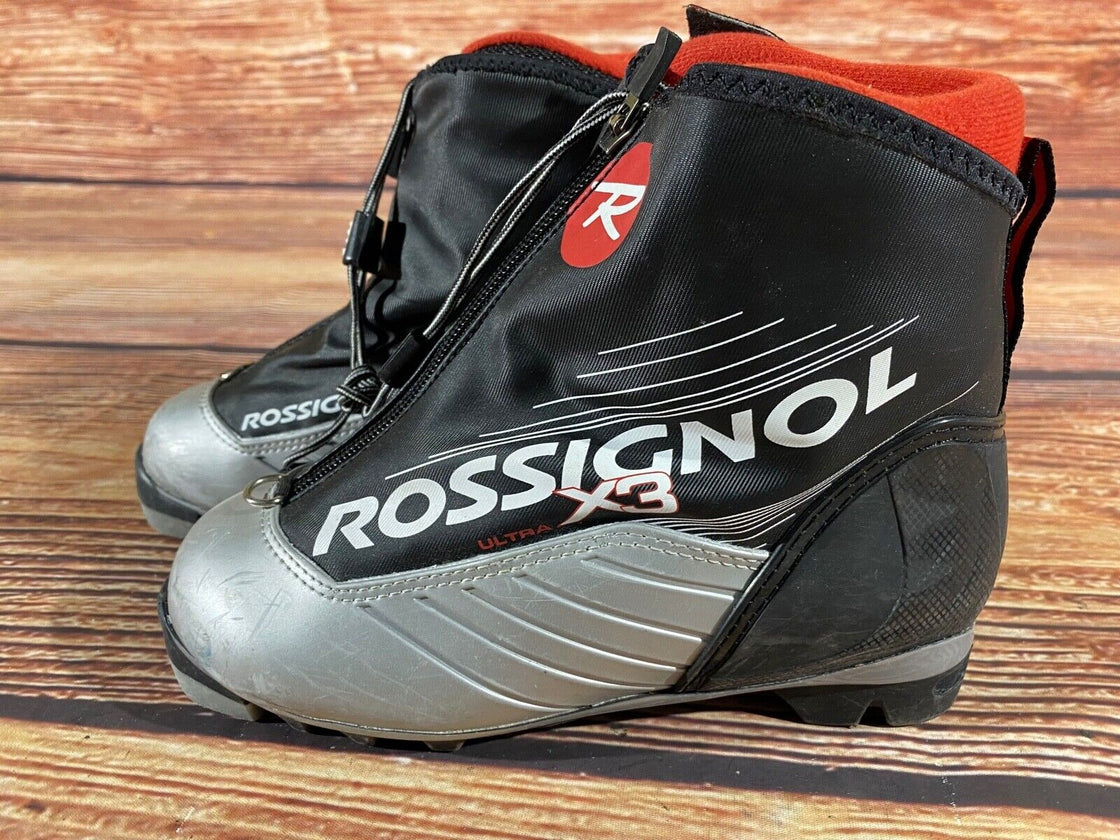 Rossignol X3 Ultra Kids Nordic Cross Country Ski Boots Size EU35 US3.5 NNN O207