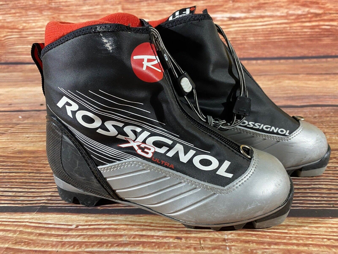 Rossignol X3 Ultra Kids Nordic Cross Country Ski Boots Size EU35 US3.5 NNN O207